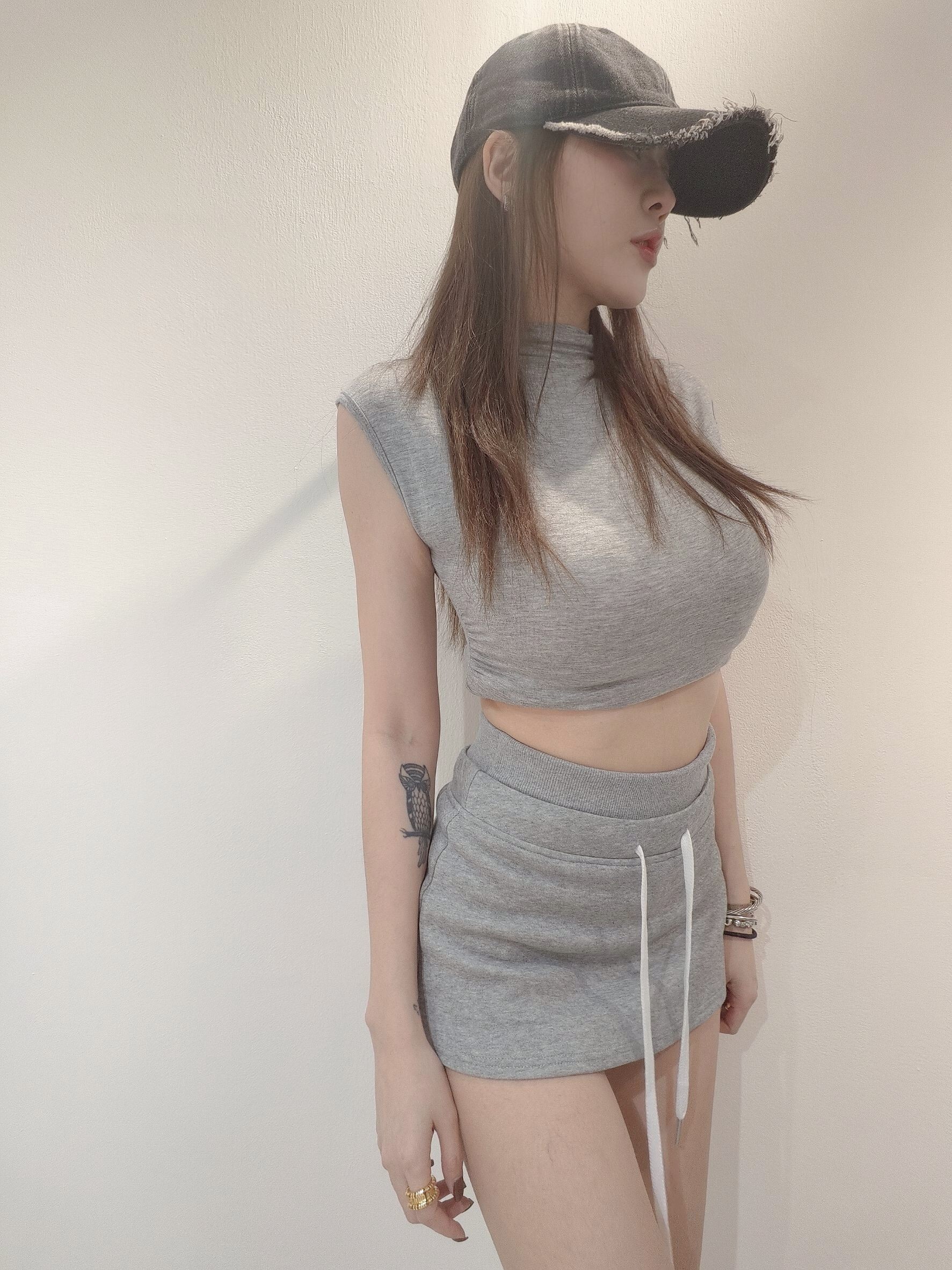 ｜20250408｜🔍短裙系列#6910美式休閒辣妹迷你裙 (2)