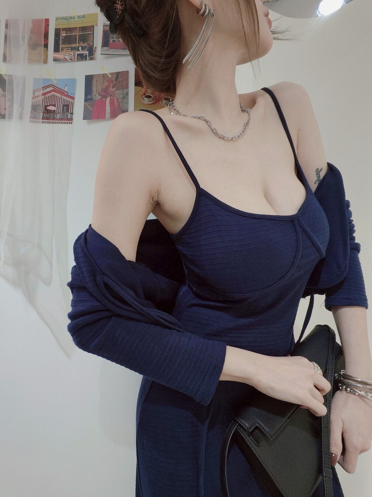 ｜20250409｜🔍獨家原創#6718波波美胸兩件套長洋裝 (4)