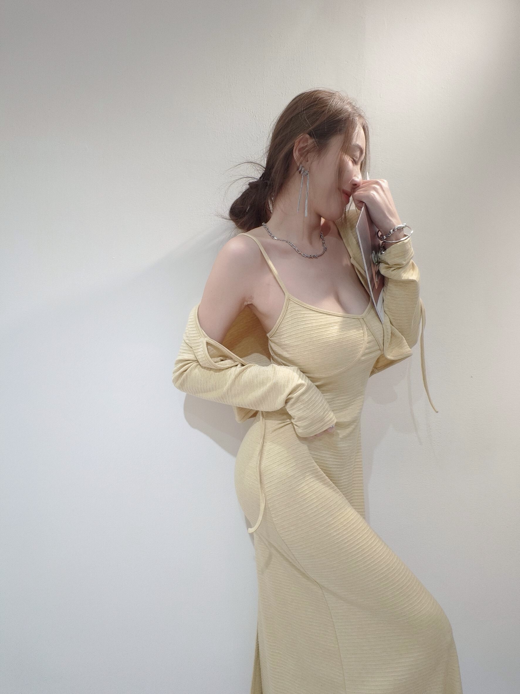 ｜20250409｜🔍獨家原創#6718波波美胸兩件套長洋裝