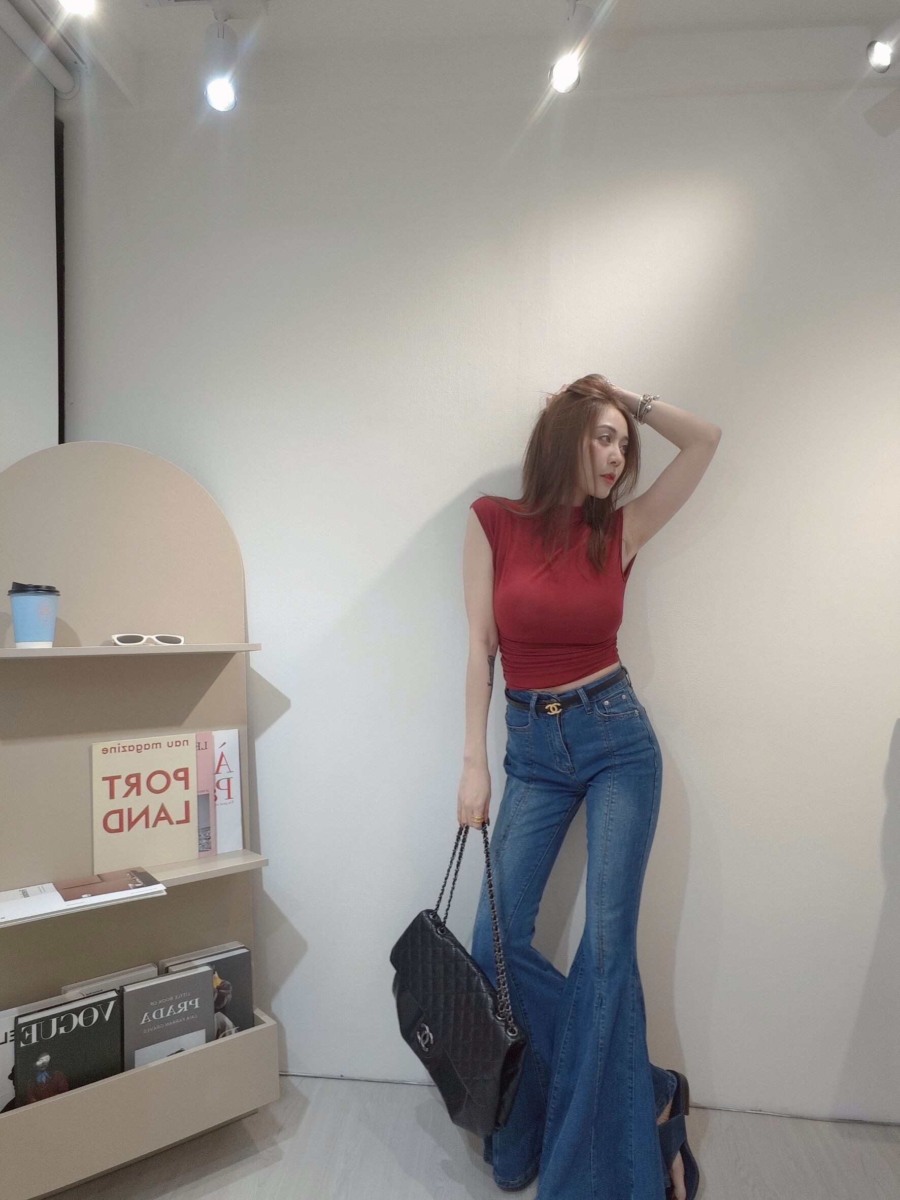 ｜20250409｜🔍FSY系列#5551明星同款！浮誇喇叭褲