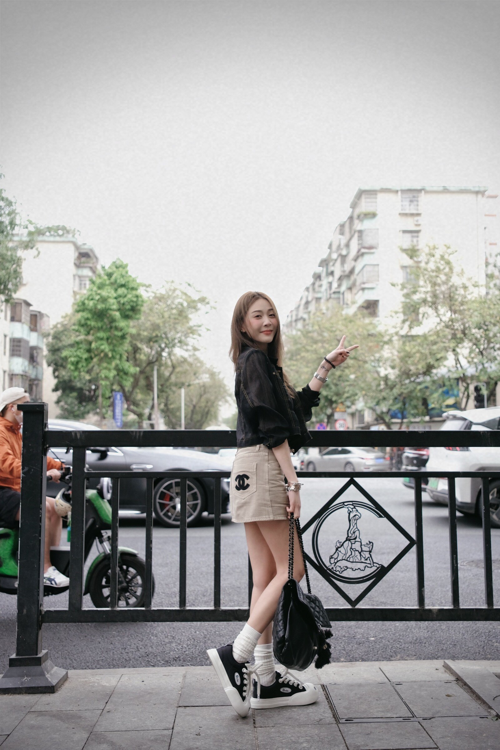 ｜202504015｜🔍短裙系列#8006迷你香香奶茶裙 (6)