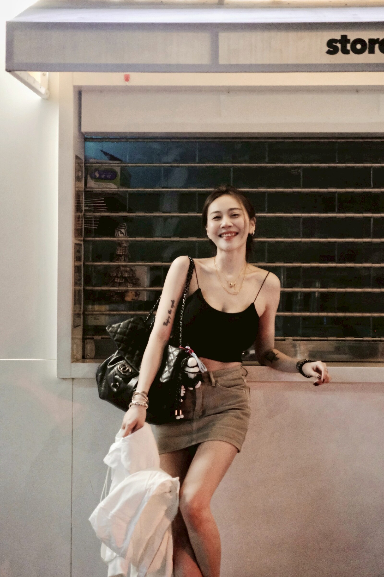 ｜202504015｜🔍短裙系列#8006迷你香香奶茶裙 (2)