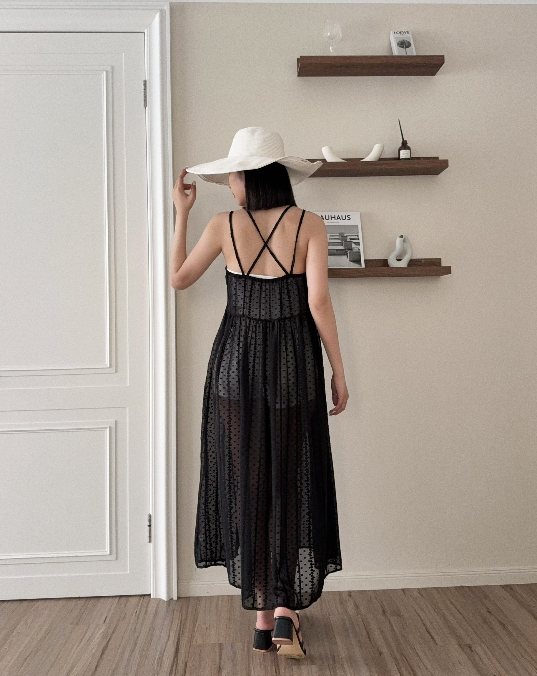 #2077『選品』韓系美背排釦外罩長洋 (2)