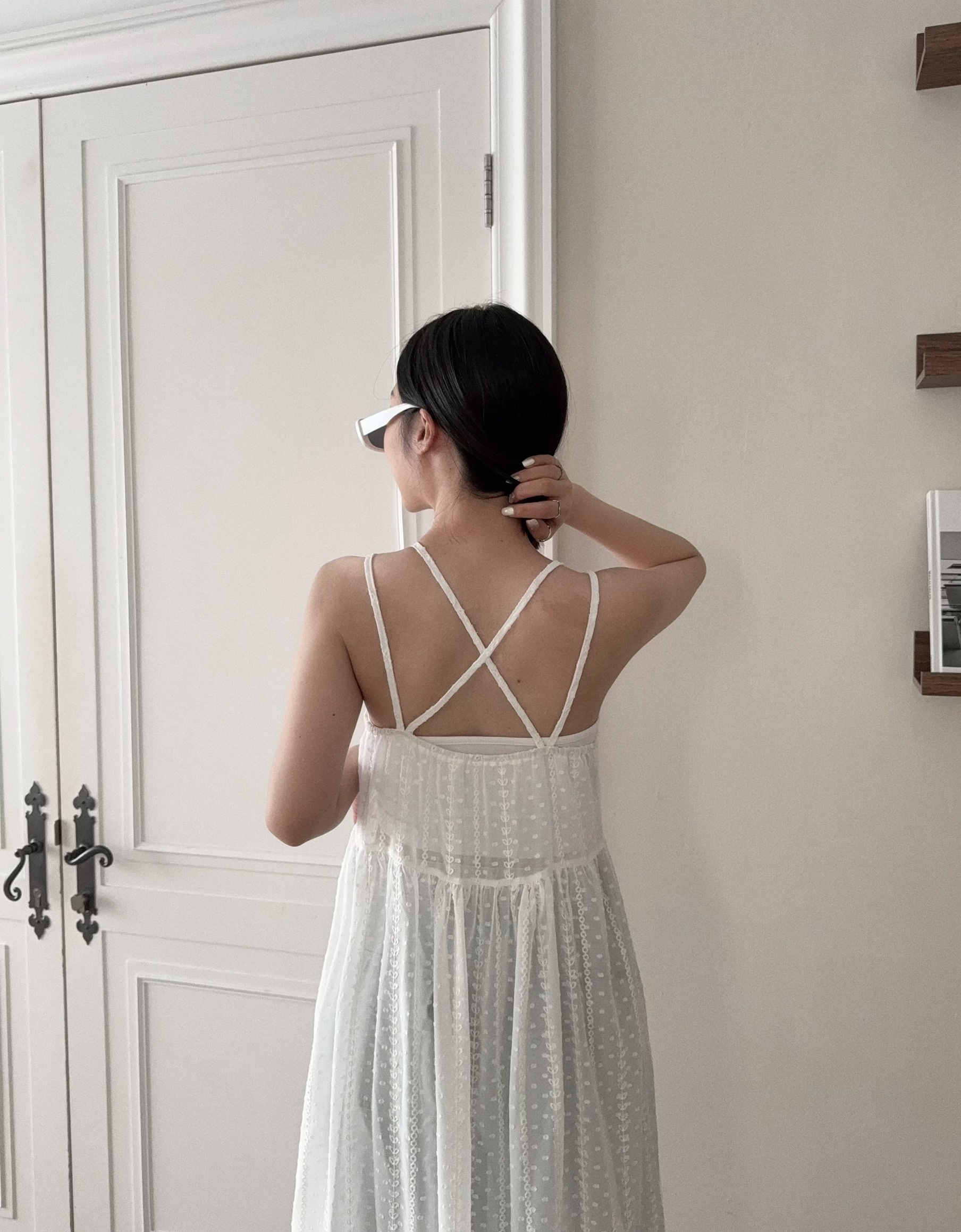 #2077『選品』韓系美背排釦外罩長洋 (4)