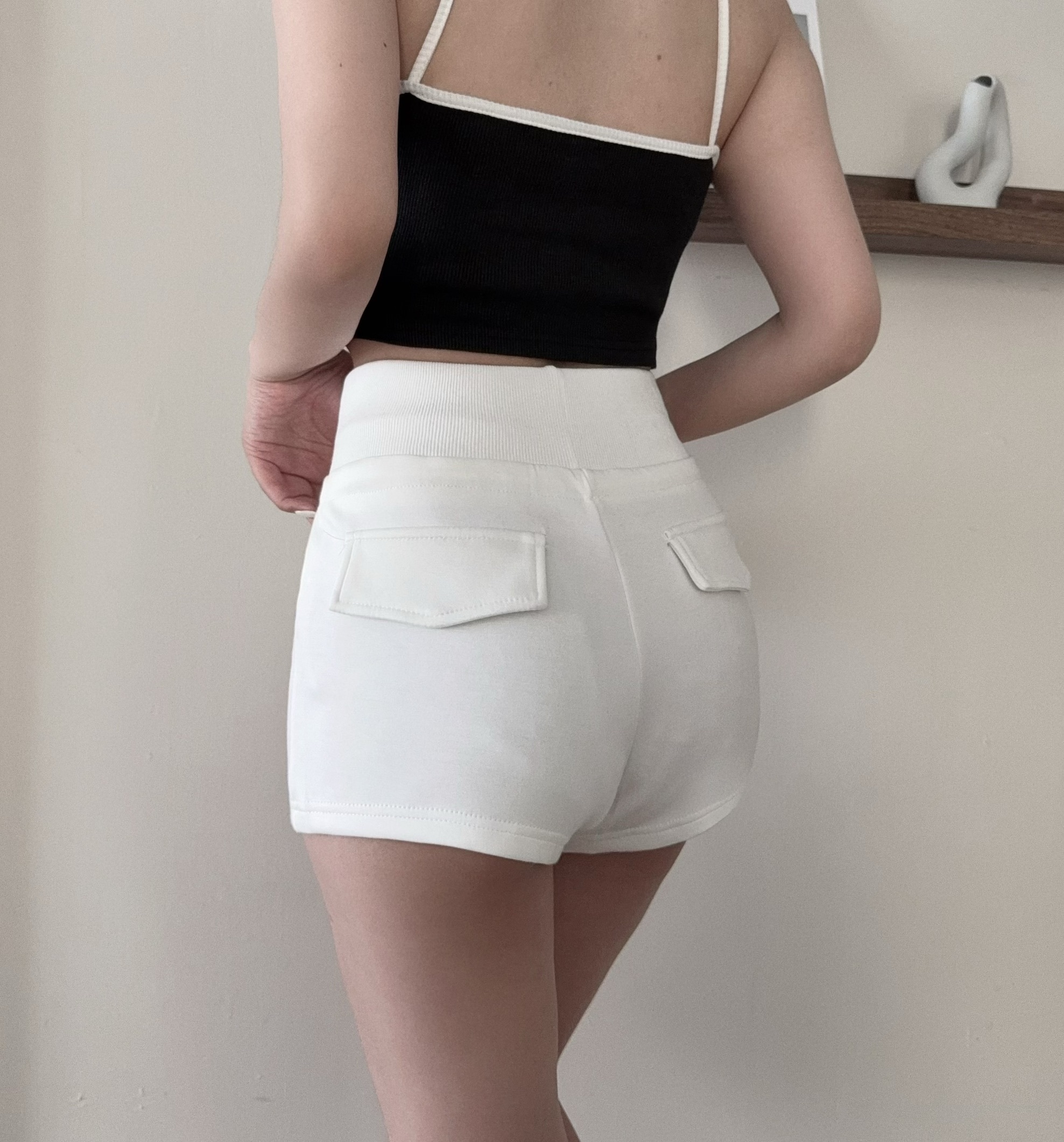 9933『選品』美式辣妹抽繩短褲