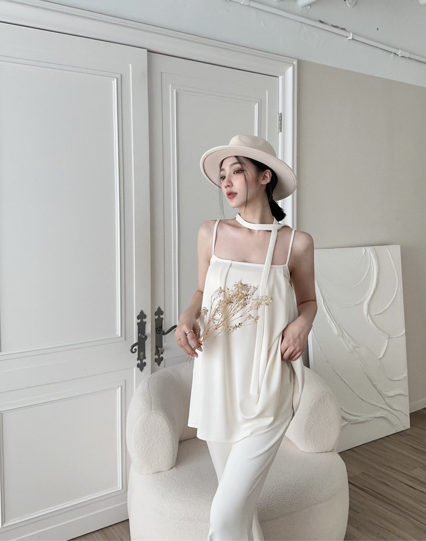 2173『選品』甜美純欲綁帶吊帶背心SET (2)