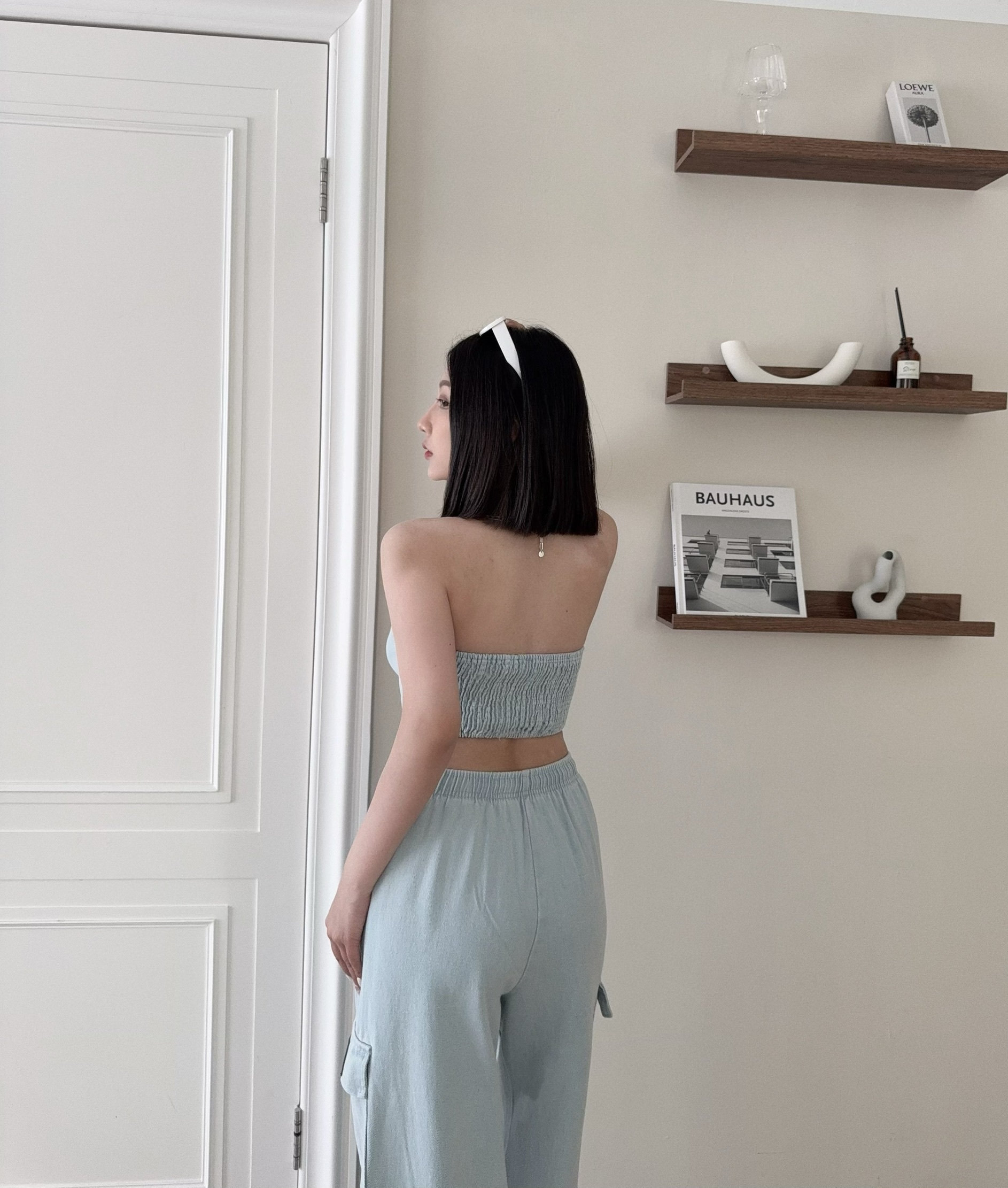 5475『訂製款』桃心領牛仔背心+工裝標籤長褲 (5)