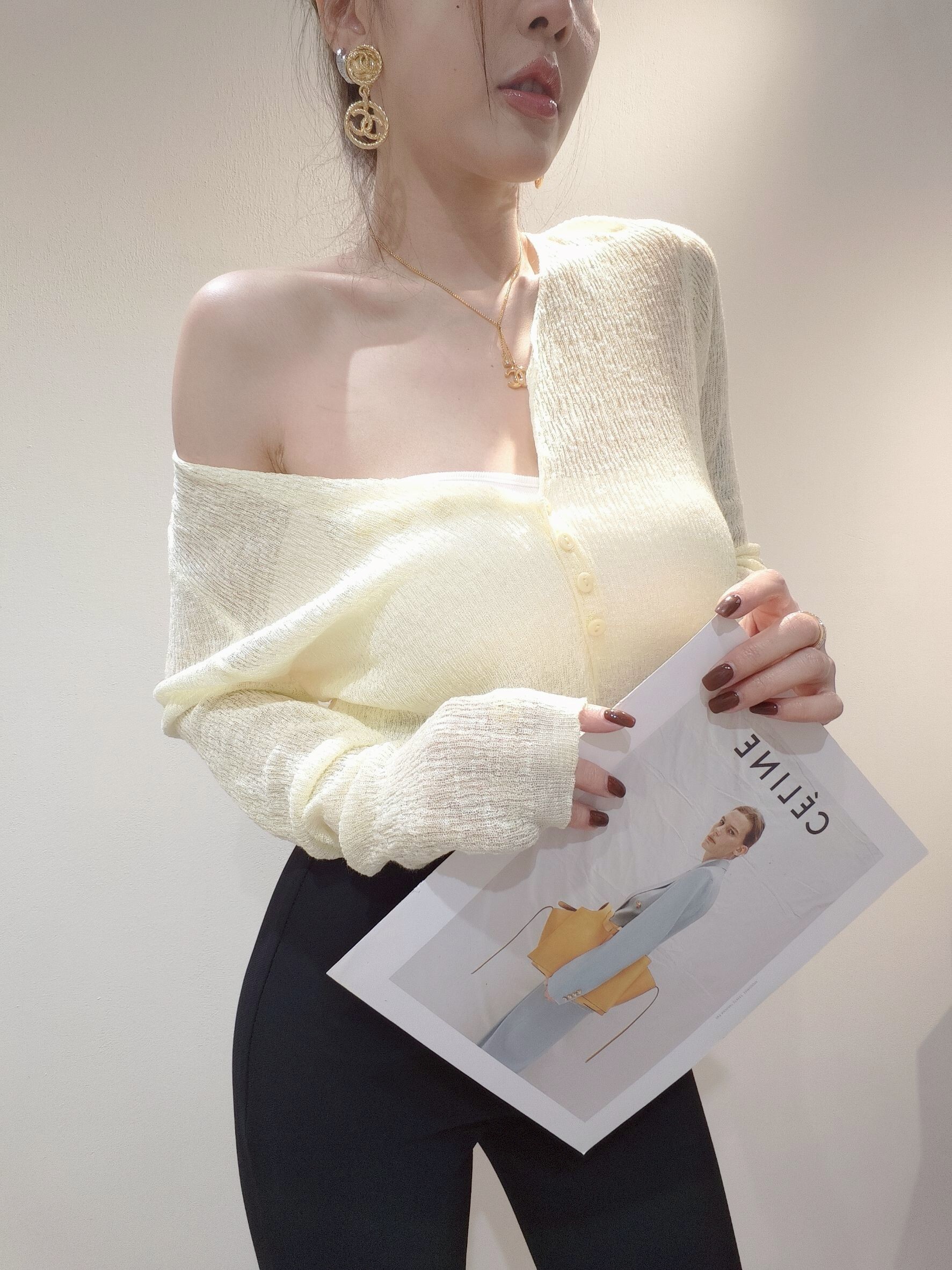 #337 202504016｜🔍罩衫系列迷你扣罩衫 (2)