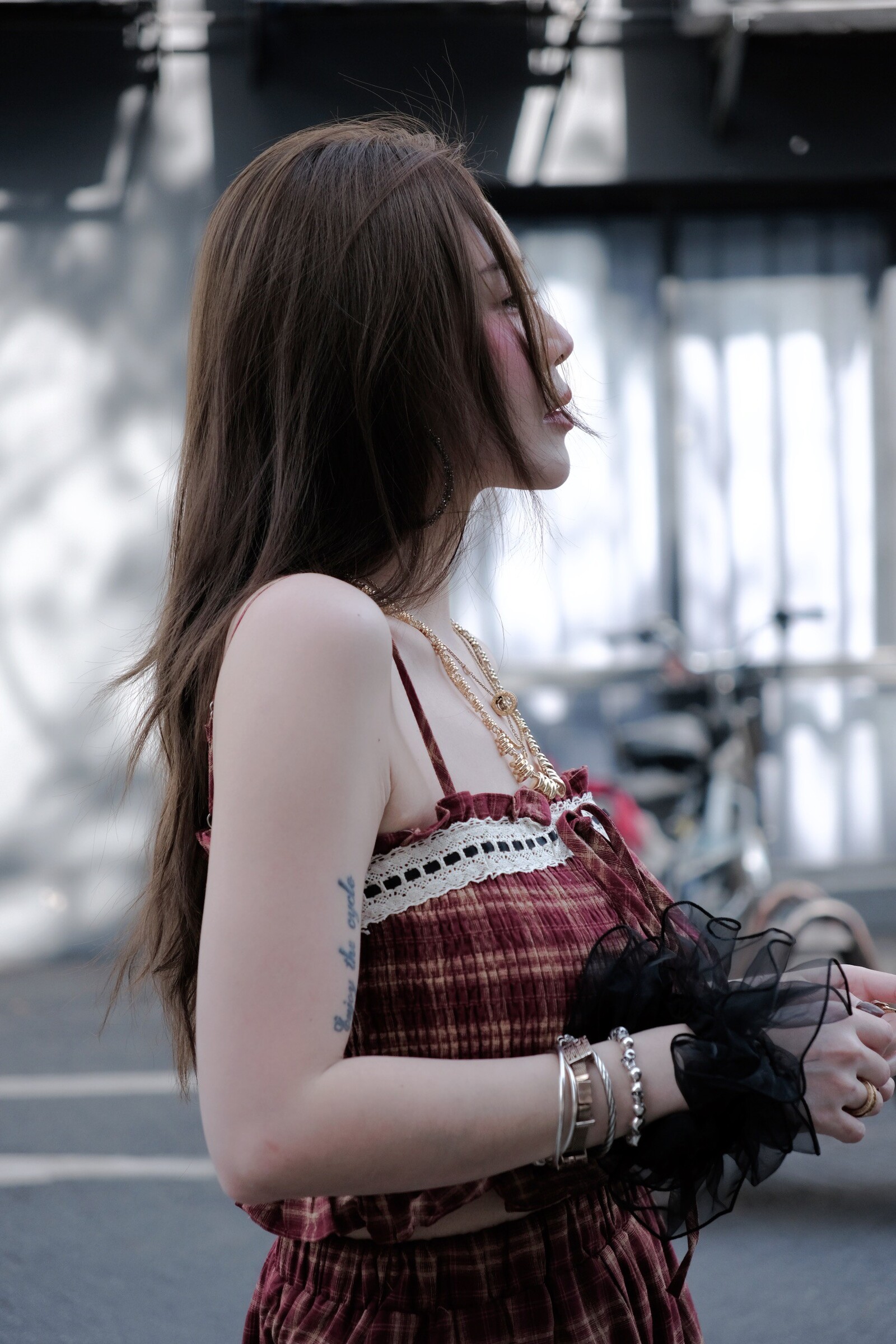 ｜202504016｜🔍套裝系列#9022英倫格紋兩件套裙 (6)