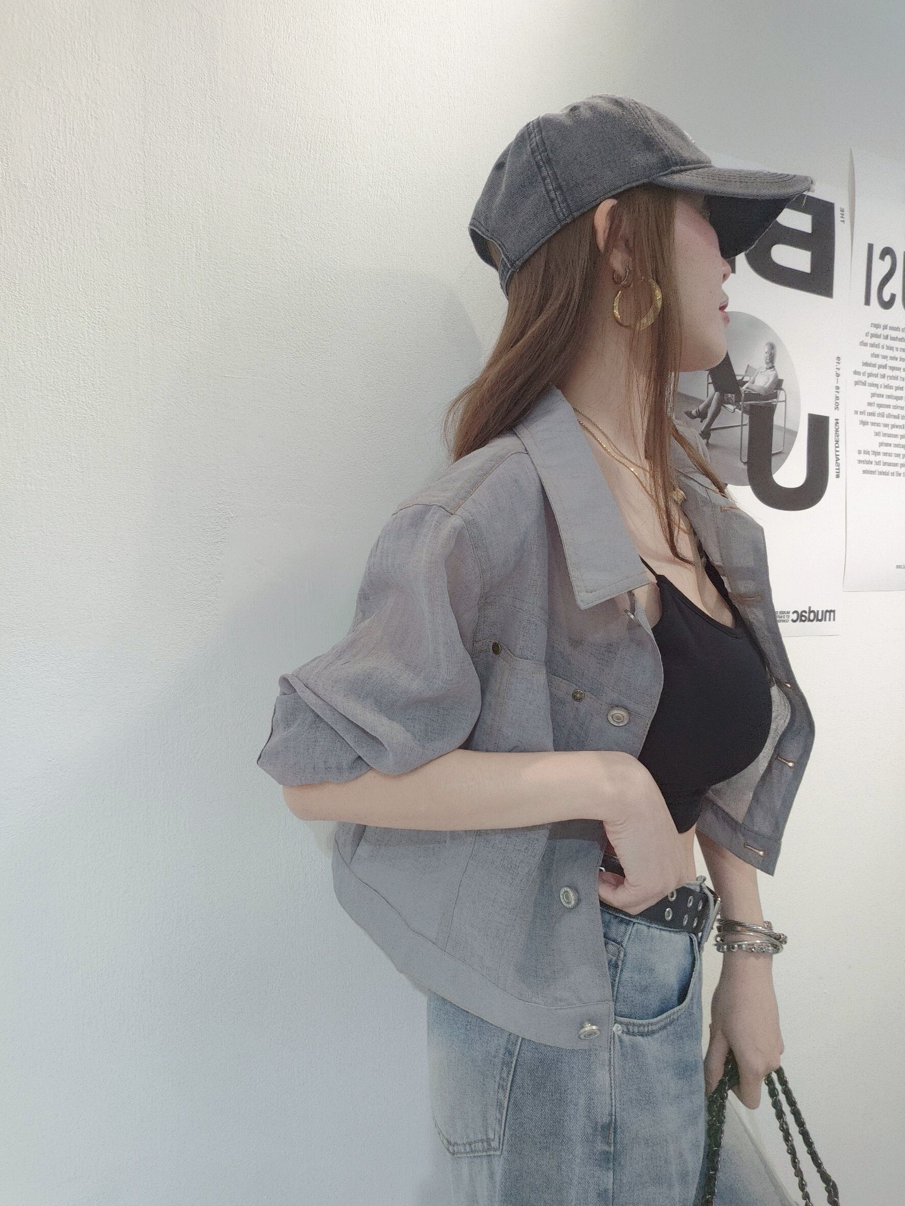 #6276 ｜202504024｜🔍襯衫系列#6276髮絲紋透膚襯衫 (3)