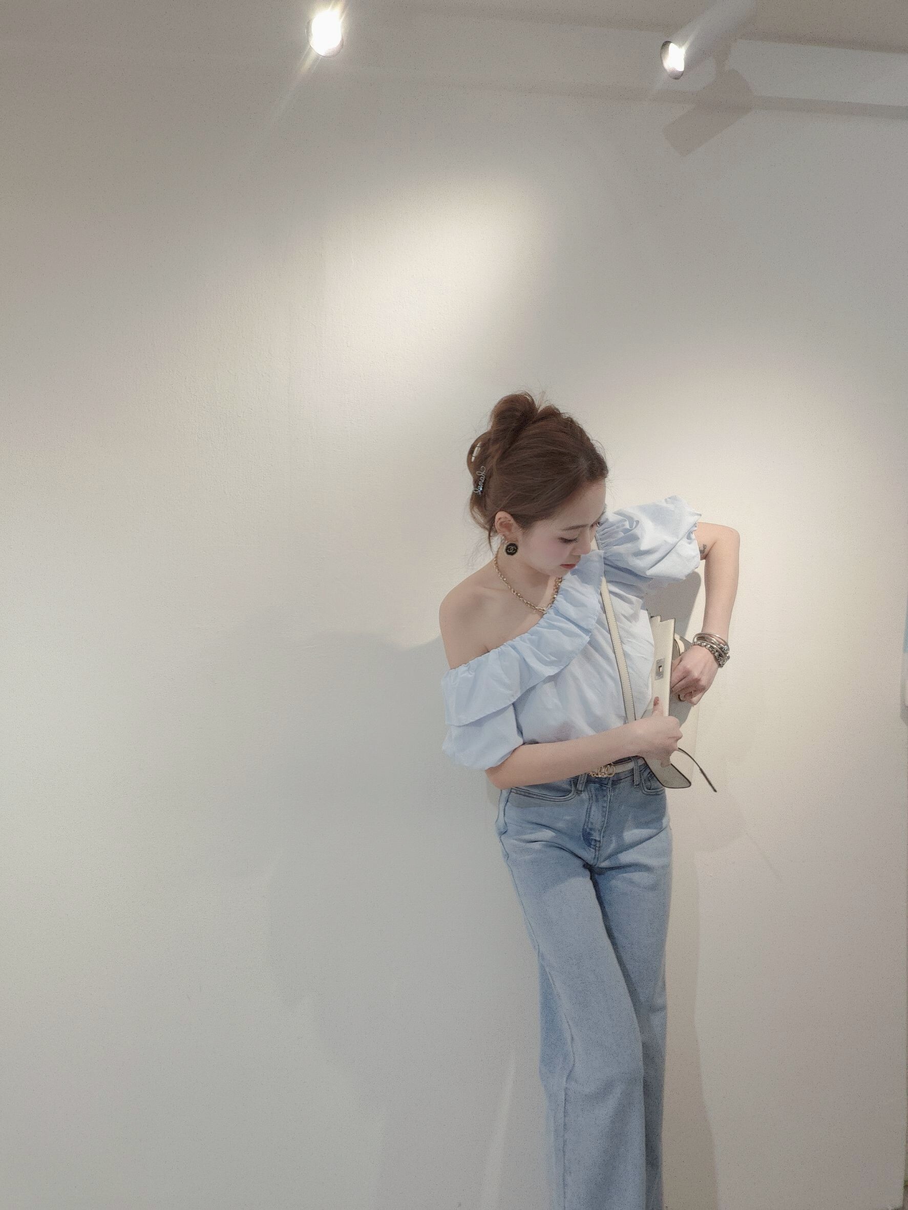 #582｜202504024｜🔍上衣系列斜口荷葉襯料上衣 (5)