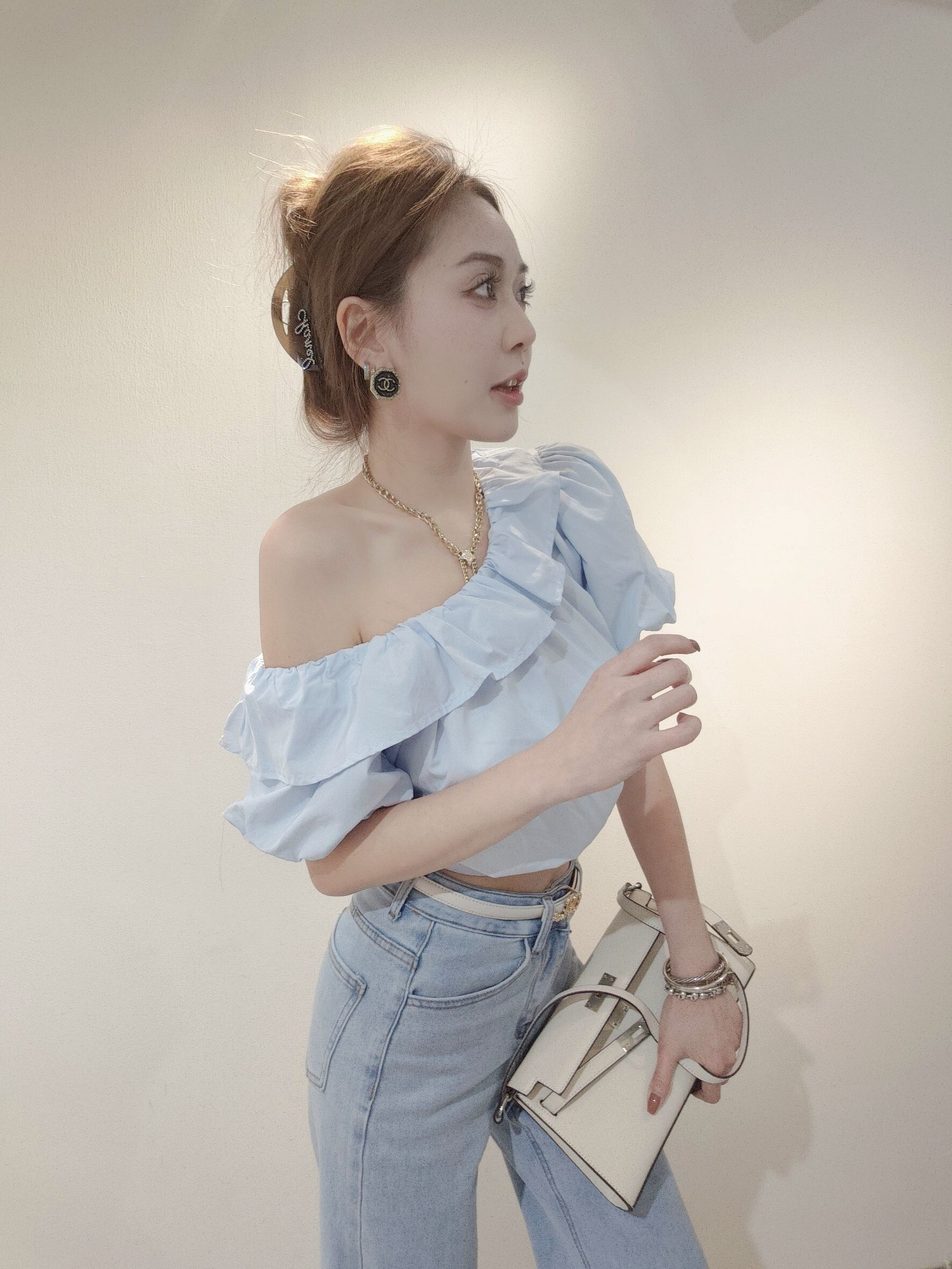 #582｜202504024｜🔍上衣系列斜口荷葉襯料上衣 (6)