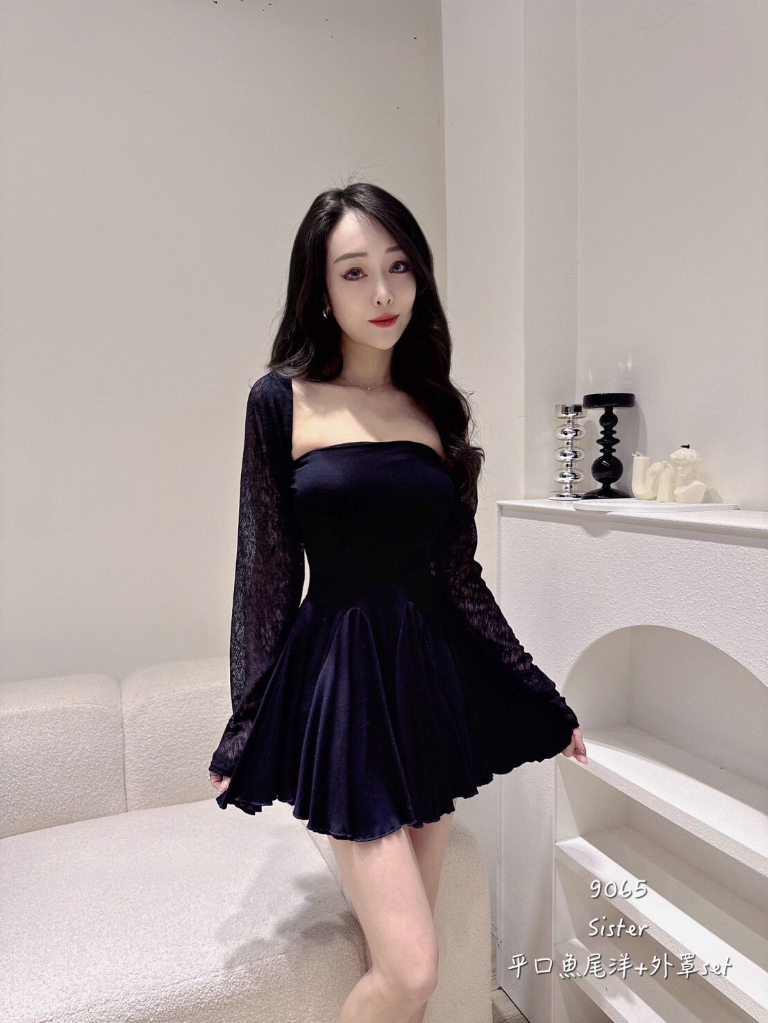 9065平口魚尾洋+外罩set (4)