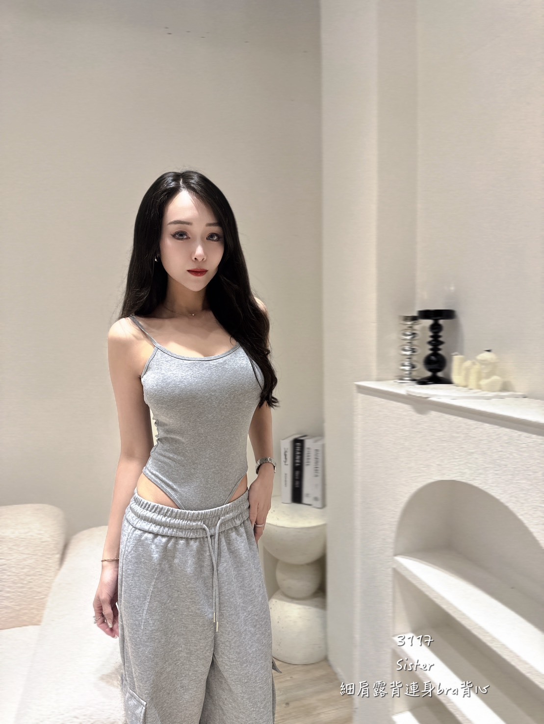 3117𝑺𝑰𝑺𝑻𝑬𝑹細肩露背連身bra背心 (3)