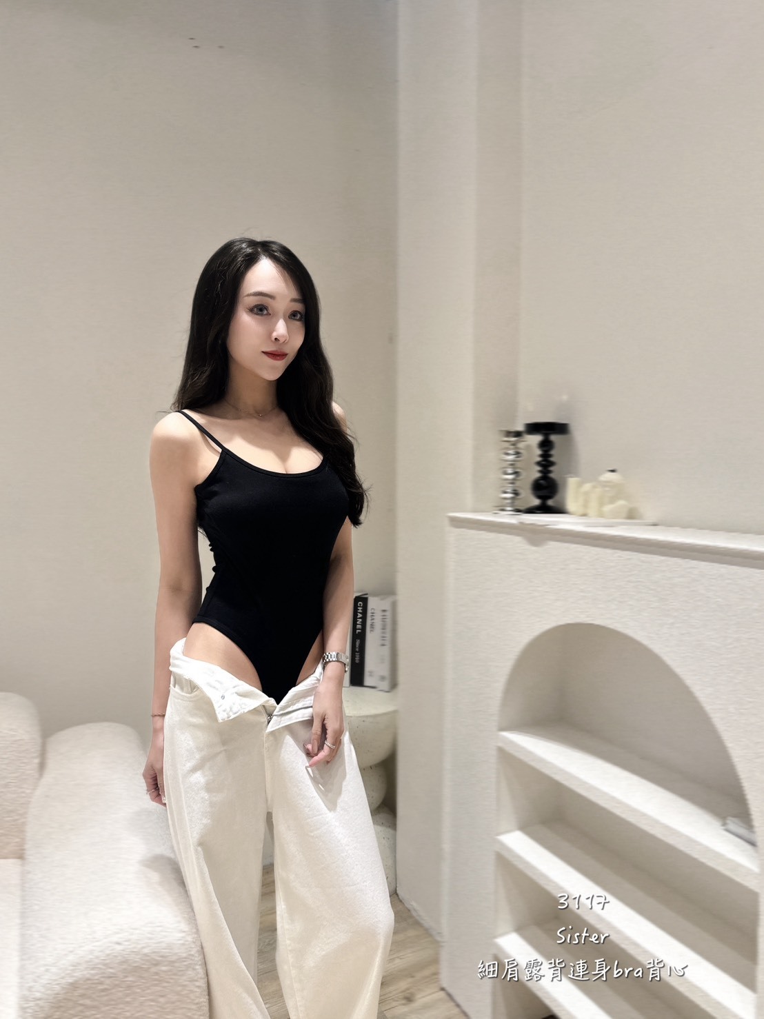 3117𝑺𝑰𝑺𝑻𝑬𝑹細肩露背連身bra背心