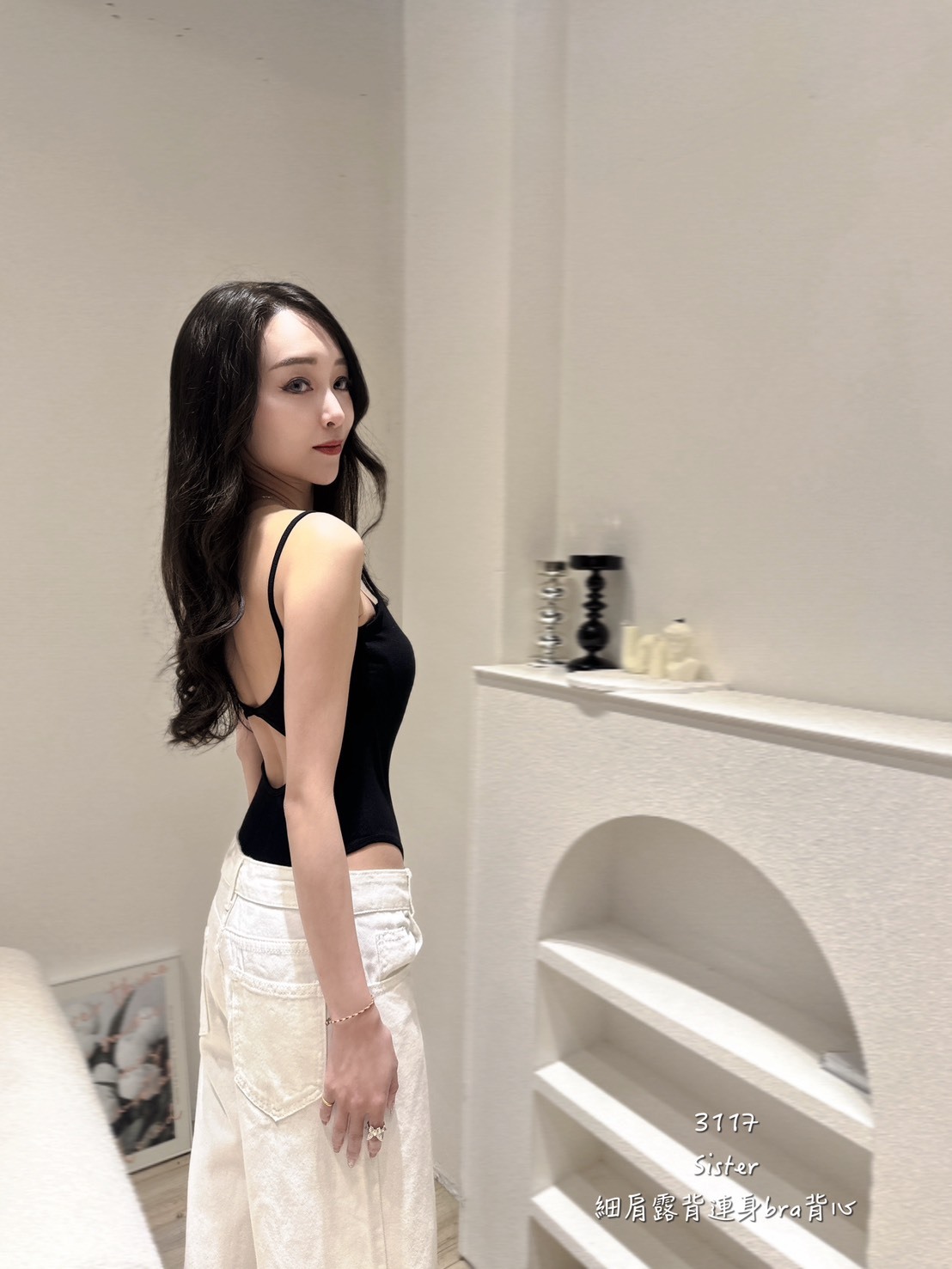 3117𝑺𝑰𝑺𝑻𝑬𝑹細肩露背連身bra背心 (4)