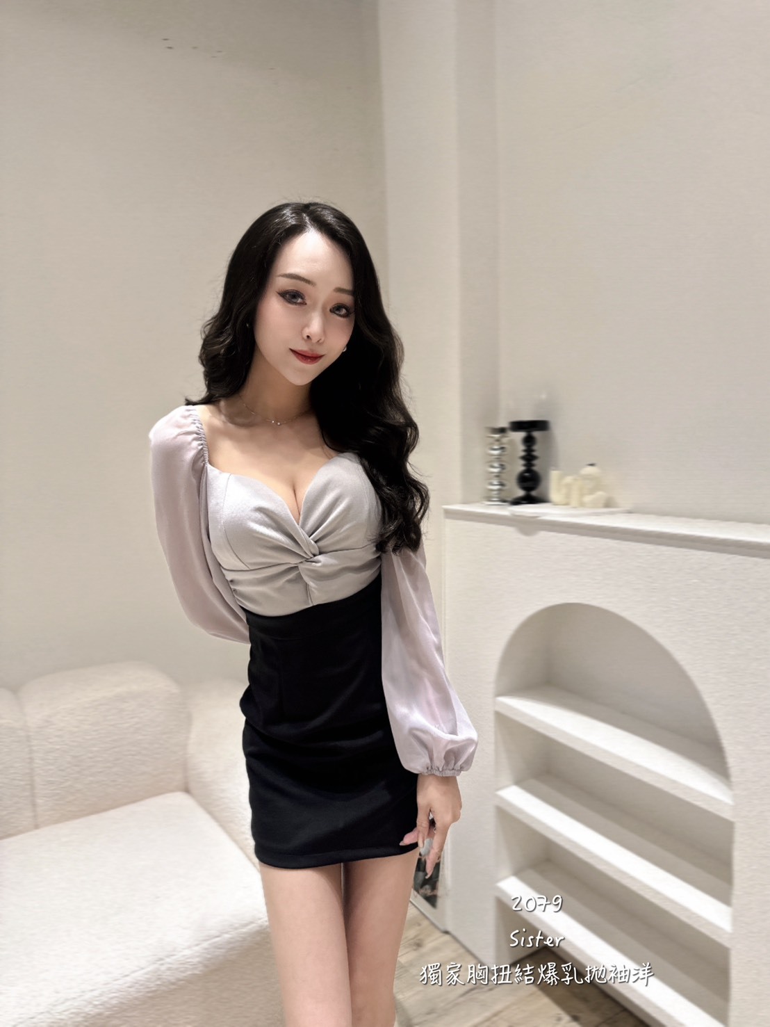 2079𝑺𝑰𝑺𝑻𝑬𝑹獨家胸扭結爆乳拋袖洋 (2)