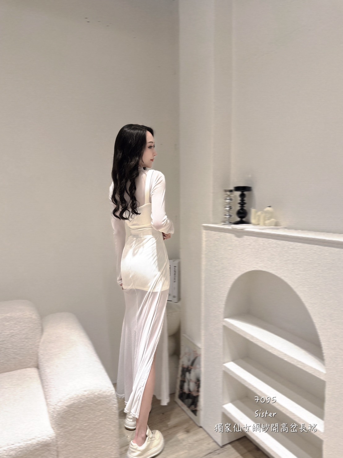 7095𝑺𝑰𝑺𝑻𝑬𝑹獨家仙女網紗高岔長裙 (5)