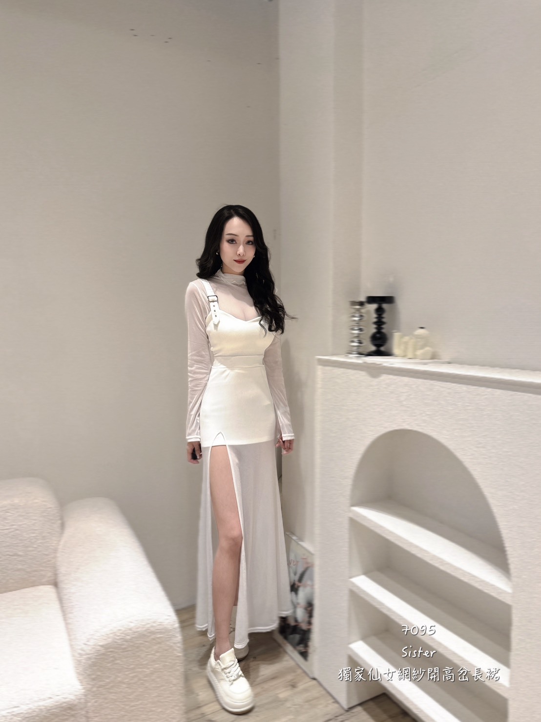 7095𝑺𝑰𝑺𝑻𝑬𝑹獨家仙女網紗高岔長裙 (4)