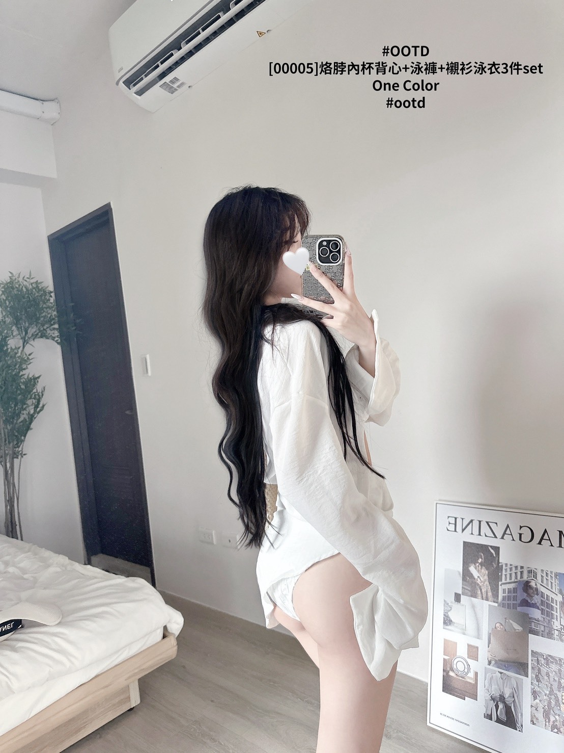 [00005]烙脖內杯背心+泳褲+襯衫泳衣3件set (2)
