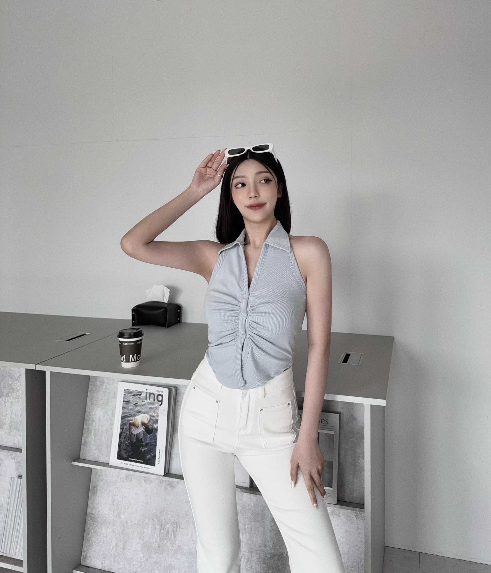 0116『訂製款』歐美翻領排釦上衣 (5)