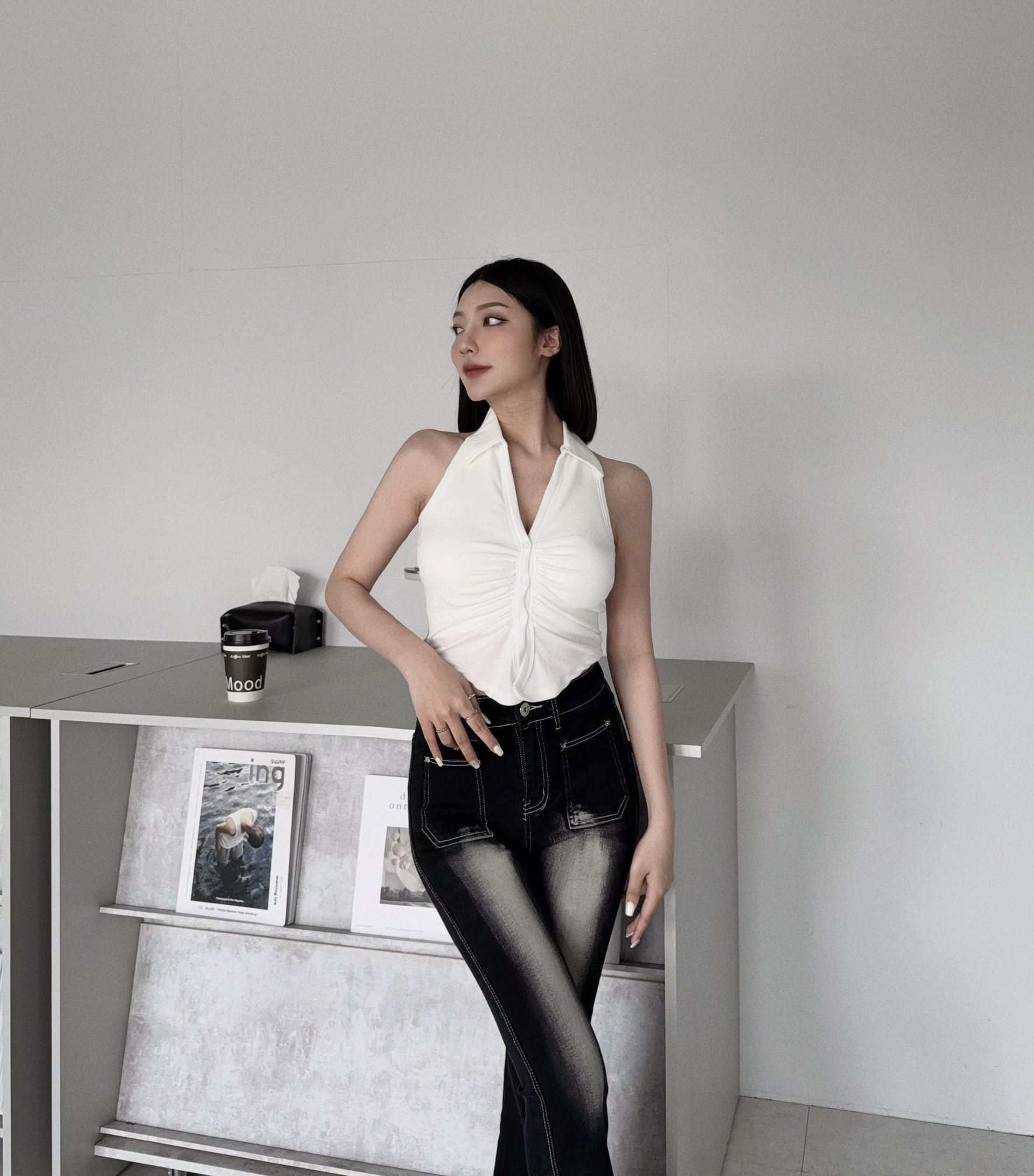 0116『訂製款』歐美翻領排釦上衣 (6)