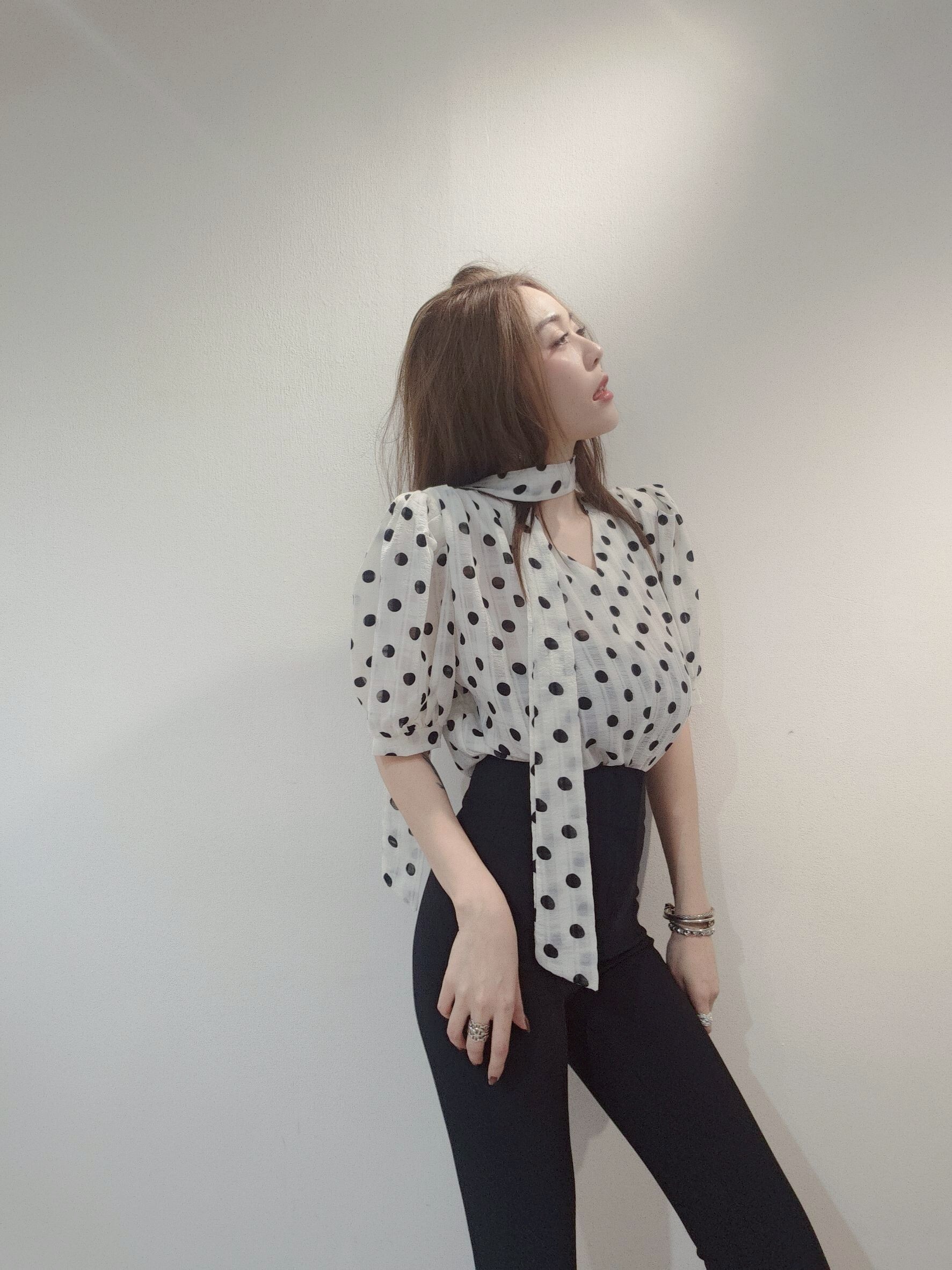2275 20250428｜🔍上衣系列波點元素復古衫 (2)