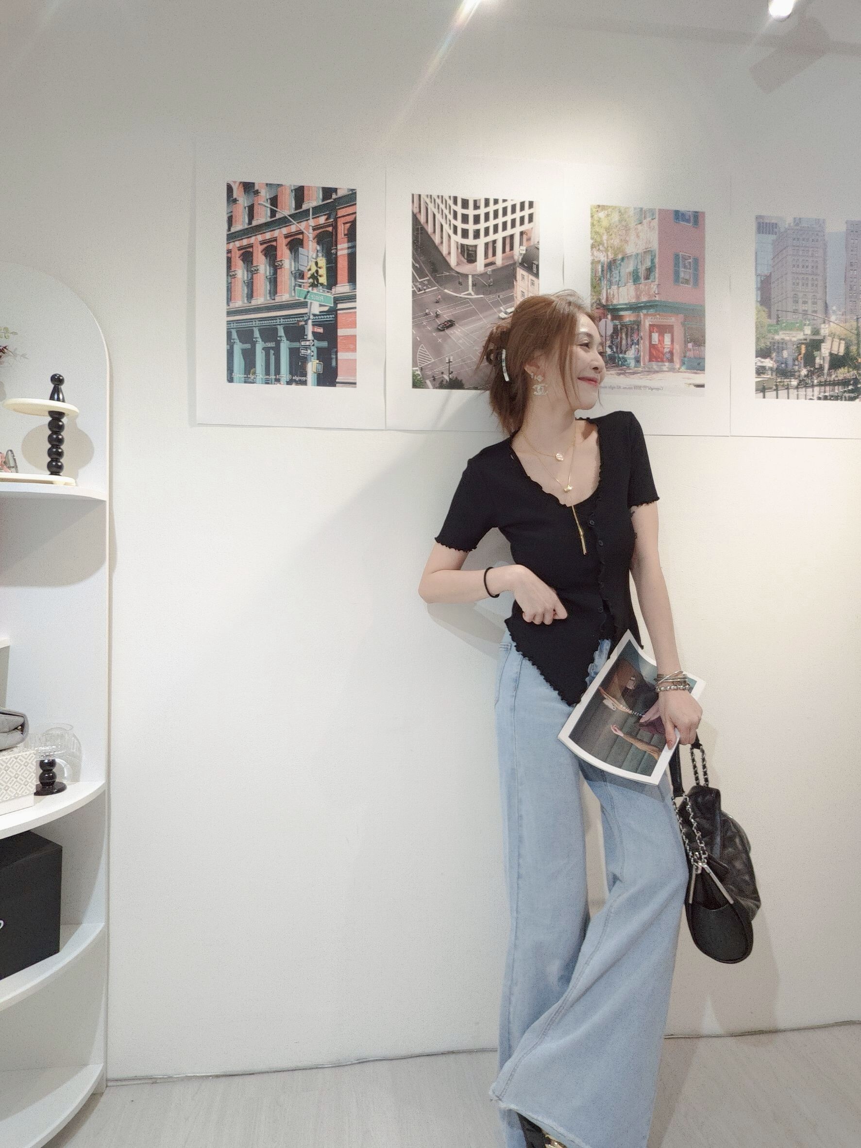 340｜20250428｜🔍上衣系列假兩件冰絲涼感針織