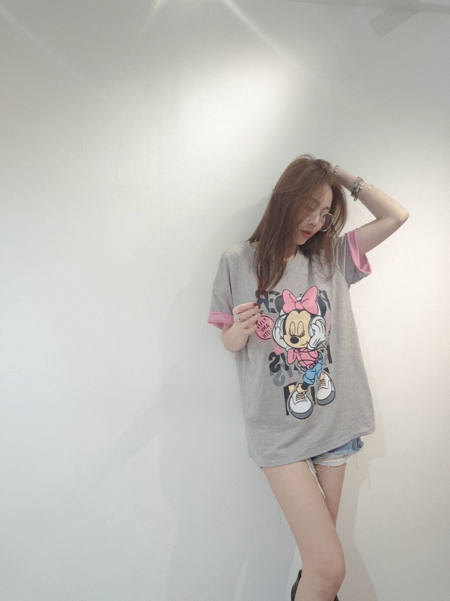 2325｜20250501｜🔍T系列反折手袖米妮T