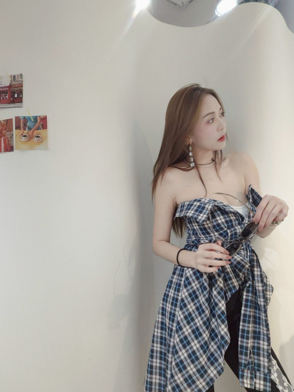 #587｜20250501｜🔍上衣系列多穿格紋廢土風