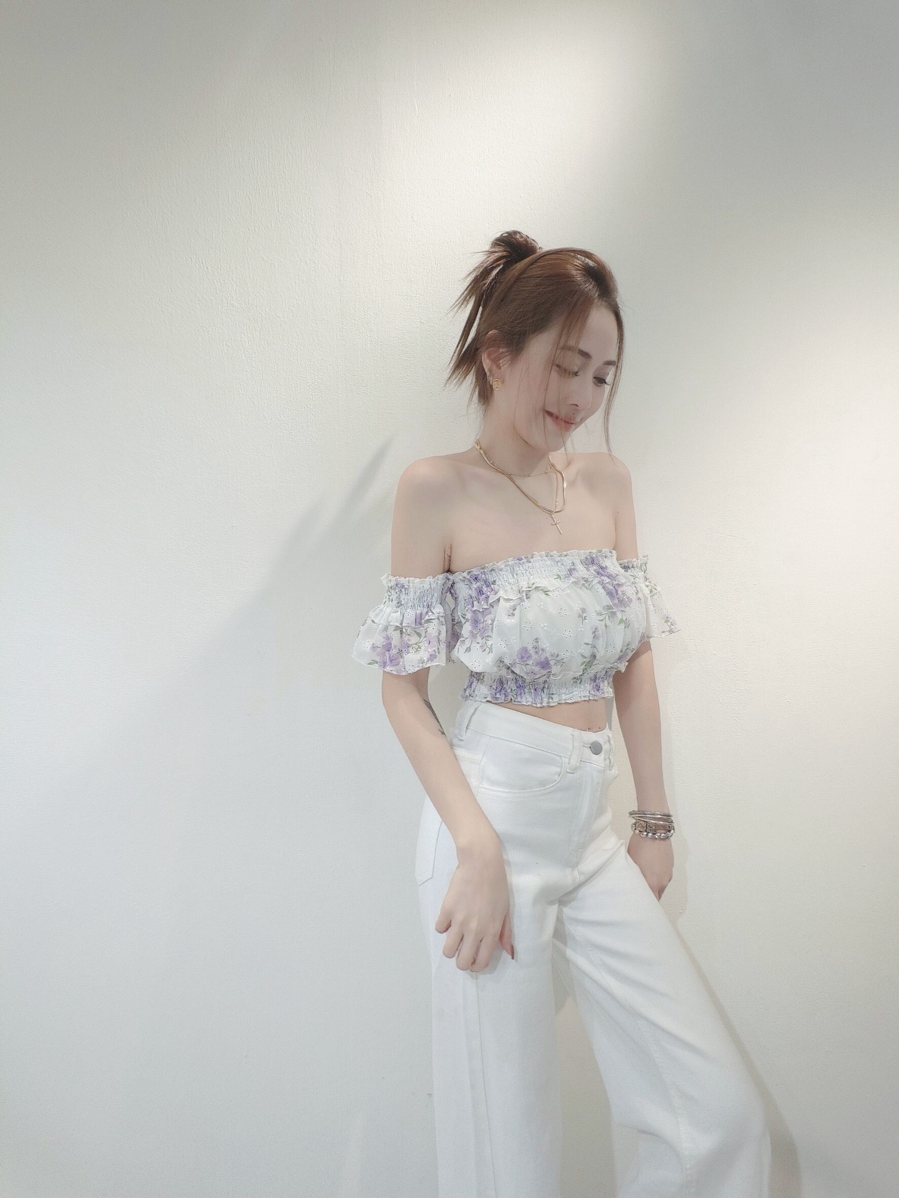 6769｜20250502｜🔍上衣系列水墨花花布蕾絲 (2)