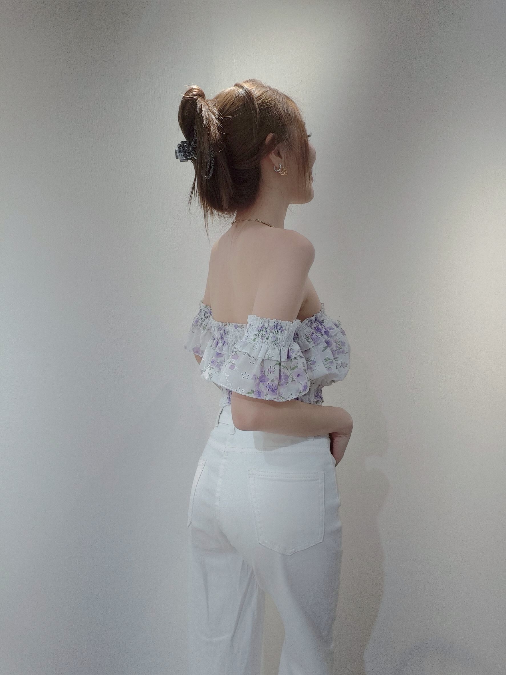 6769｜20250502｜🔍上衣系列水墨花花布蕾絲