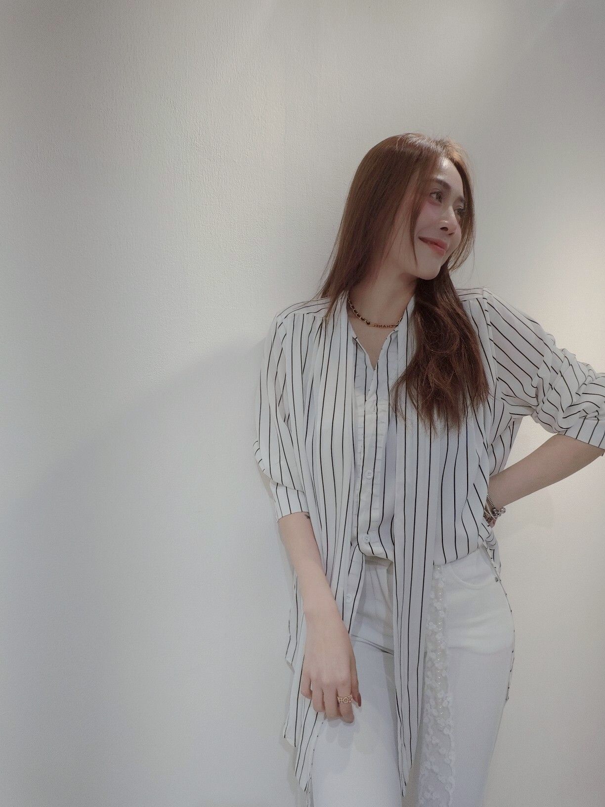 2435 ｜20250502｜🔍襯衫系列多穿偏法絲滑雪紡襯 (2)