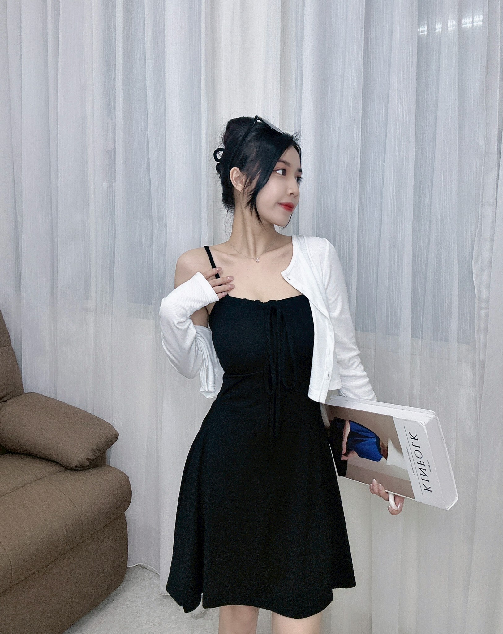 50591獨家自訂純欲綁帶罩杯傘短洋 (5)