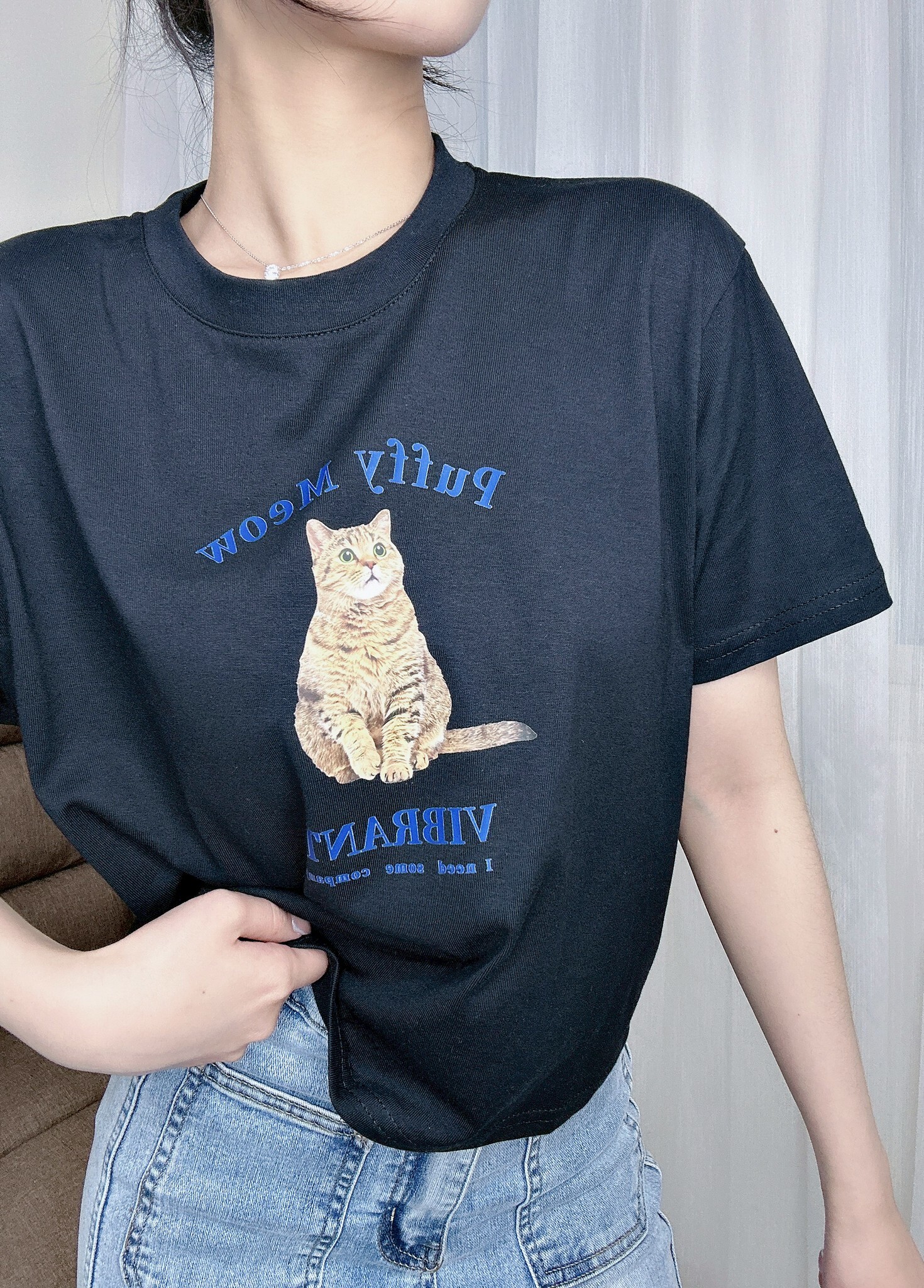 9008 貓咪短款Tee (5)