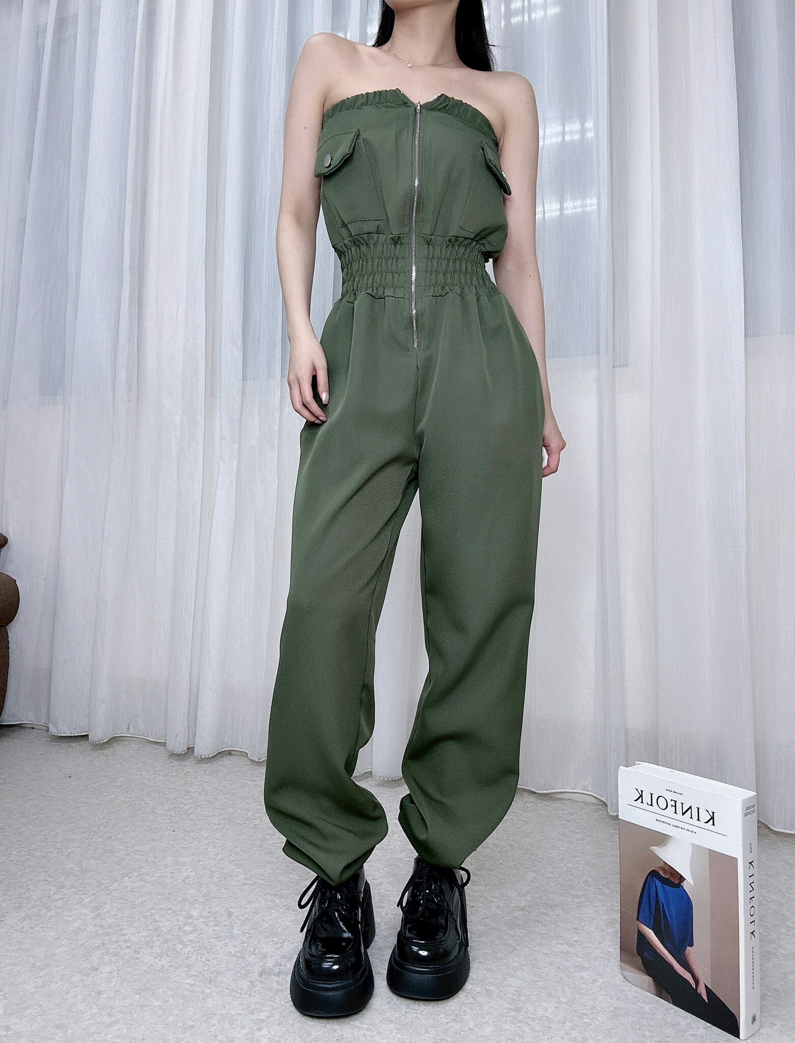 9169平口縮腰連身褲 (2)