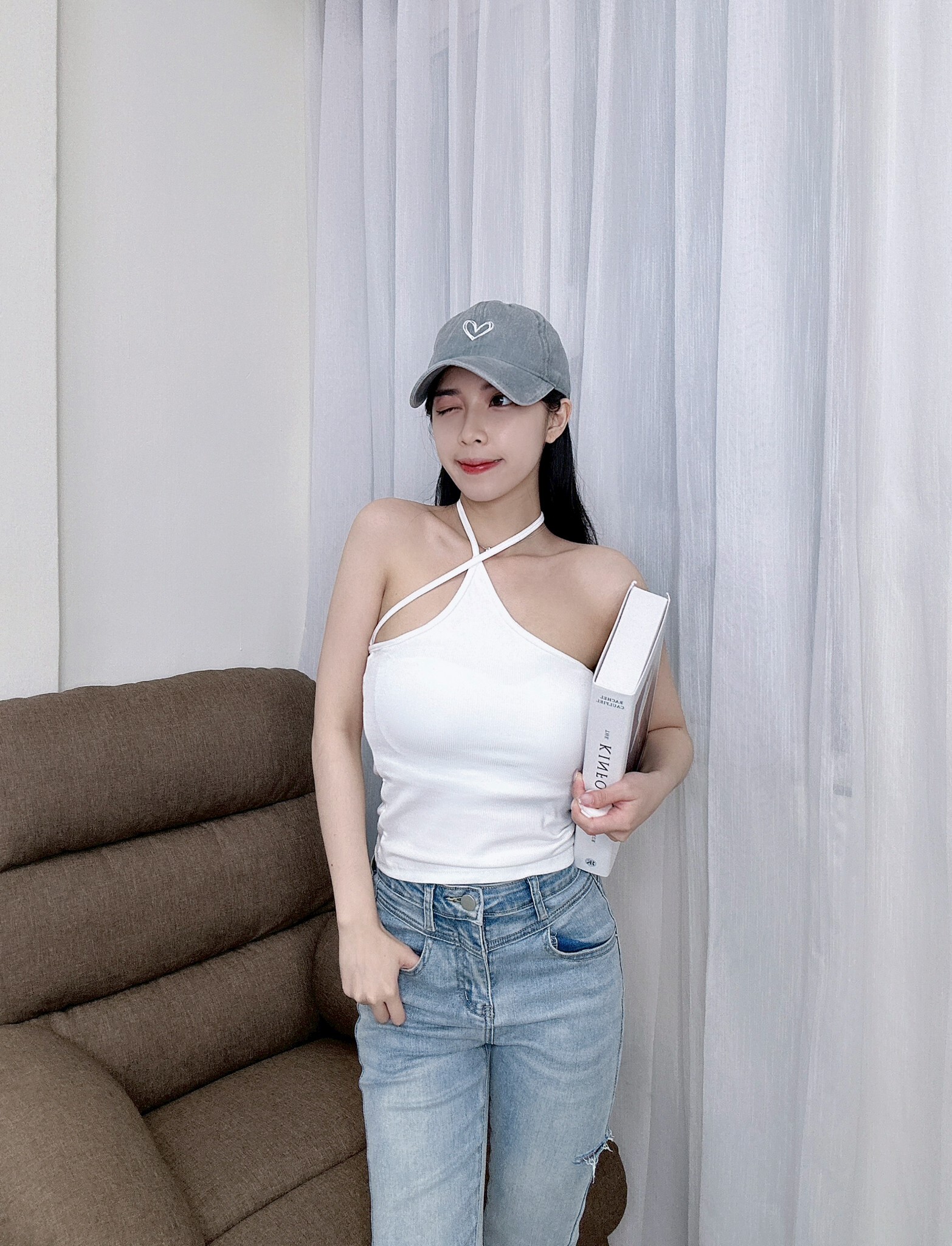 2524造型繞脖Bra top背心 (8)