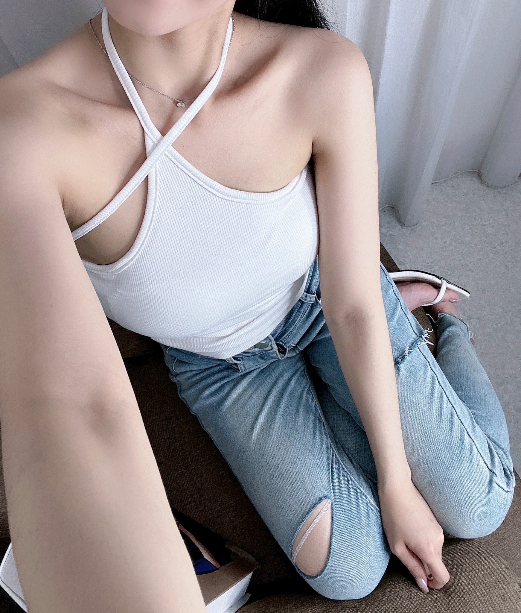 2524造型繞脖Bra top背心 (9)