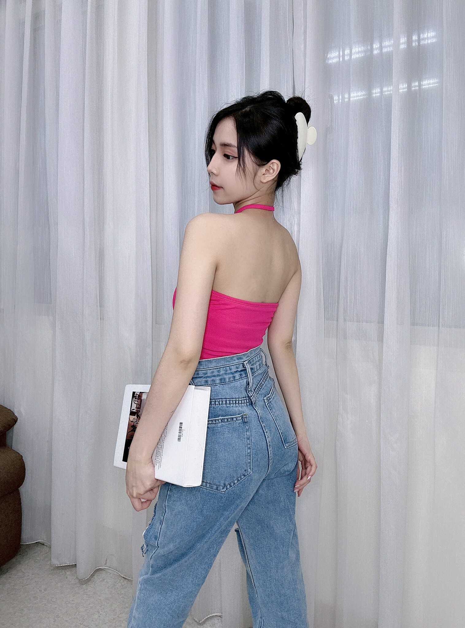 2524造型繞脖Bra top背心 (4)