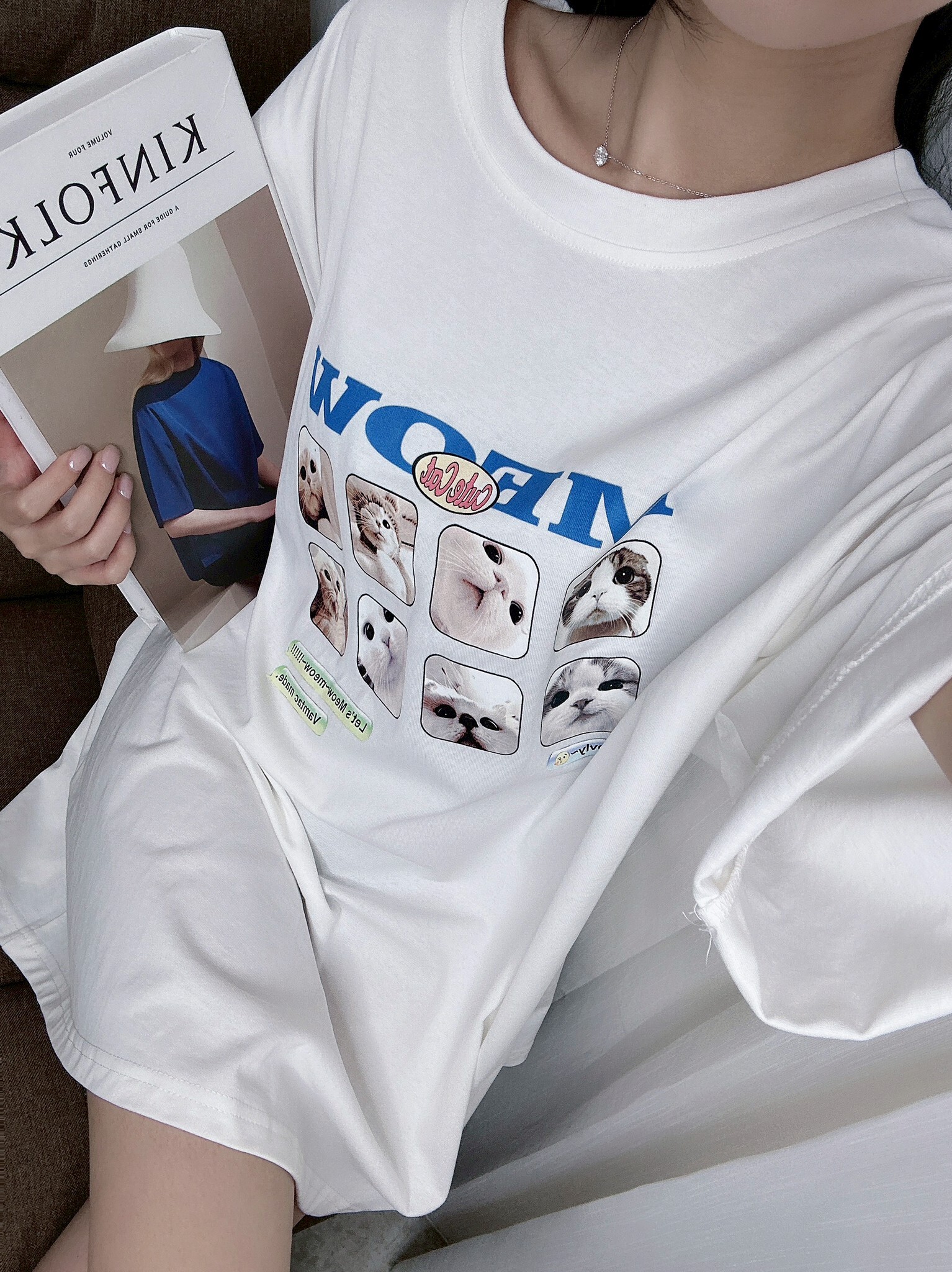 9050  8格Meow Tee (2)