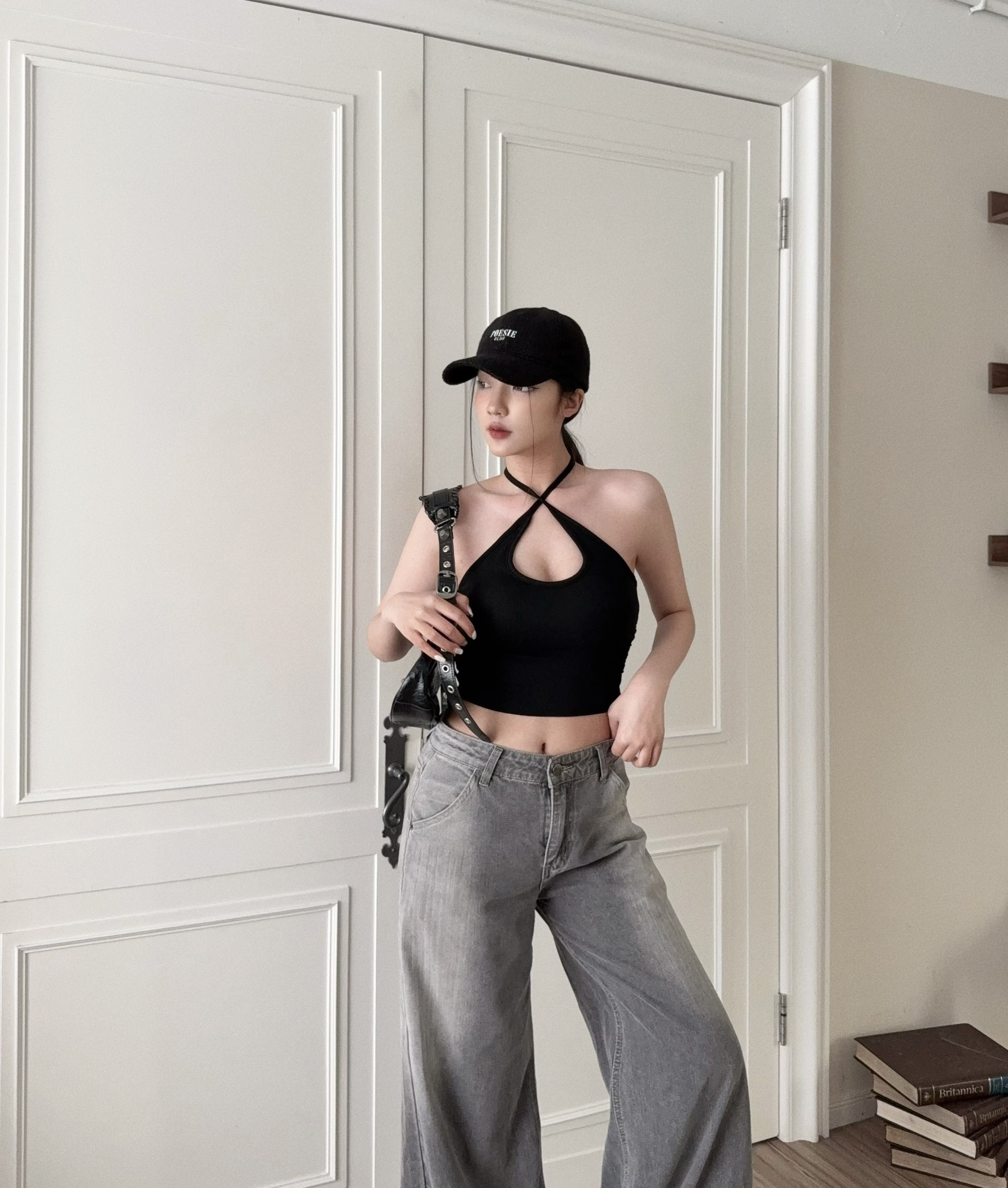 1079『訂製款』簡約百搭掛脖Bra top (5)