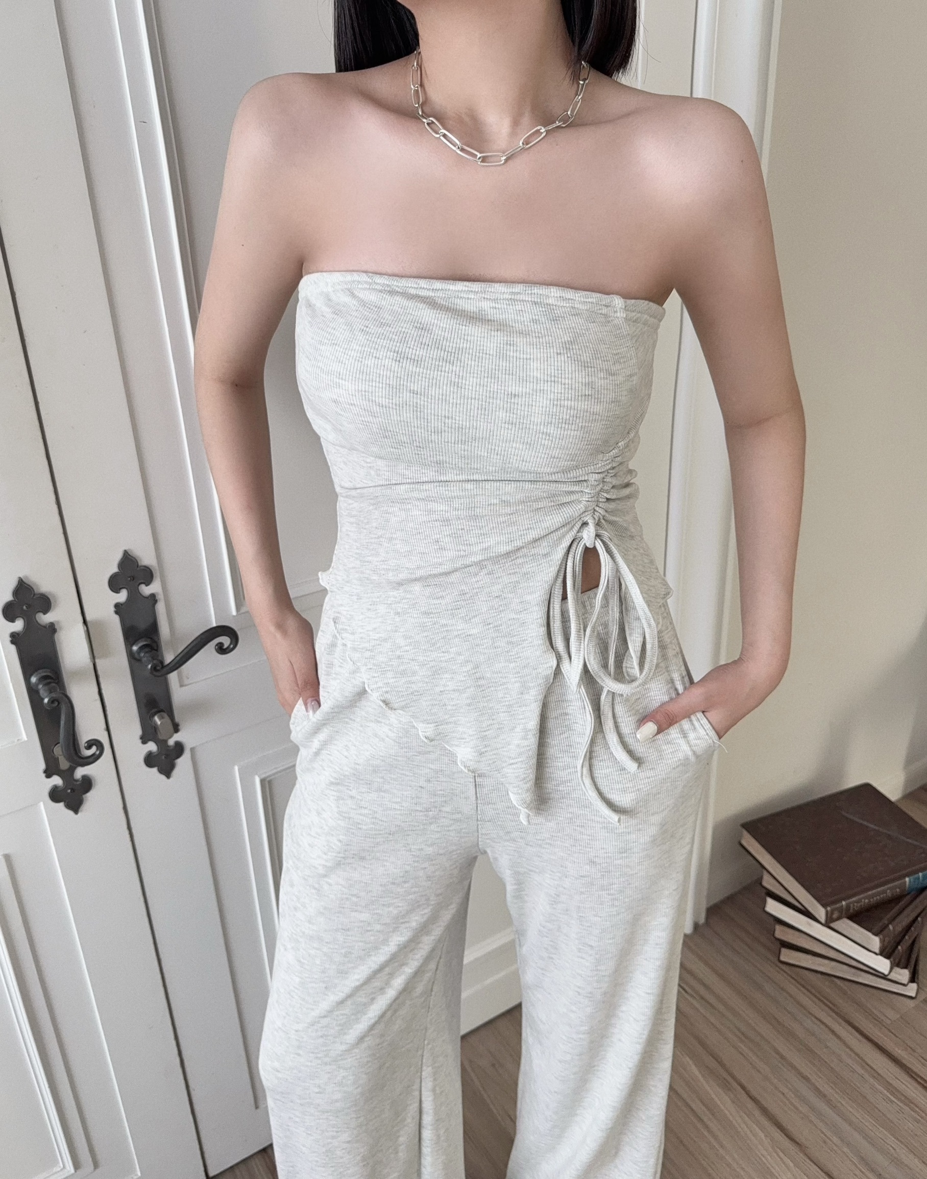 0111『訂製款』平口不規則抽繩SET