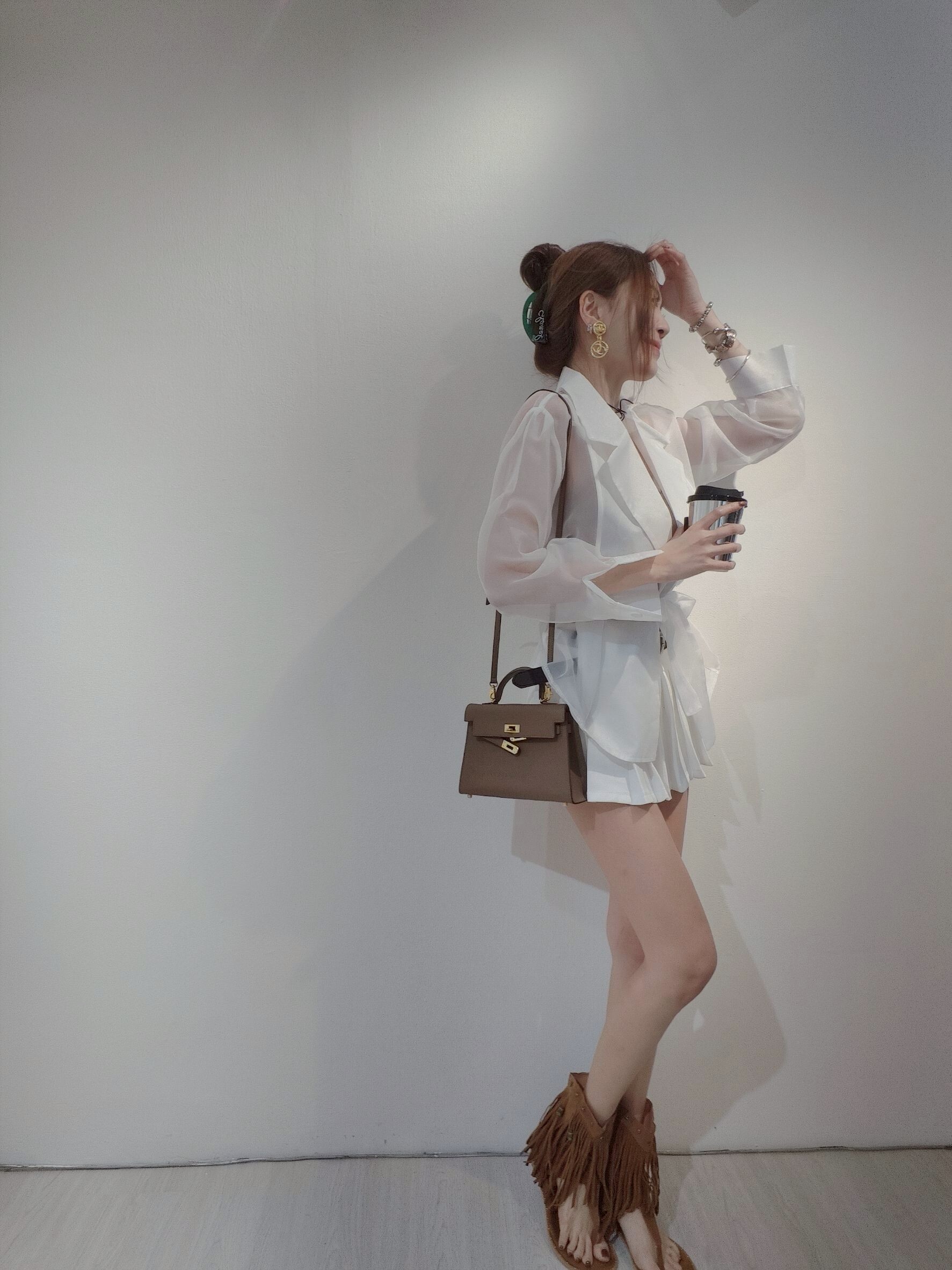 7731 ｜20250507｜🔍外套系列歐根紗西裝外套 (3)