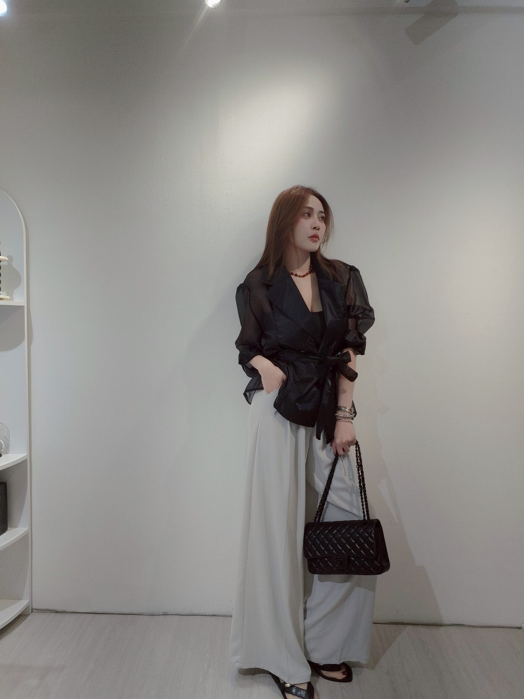 7731 ｜20250507｜🔍外套系列歐根紗西裝外套 (9)