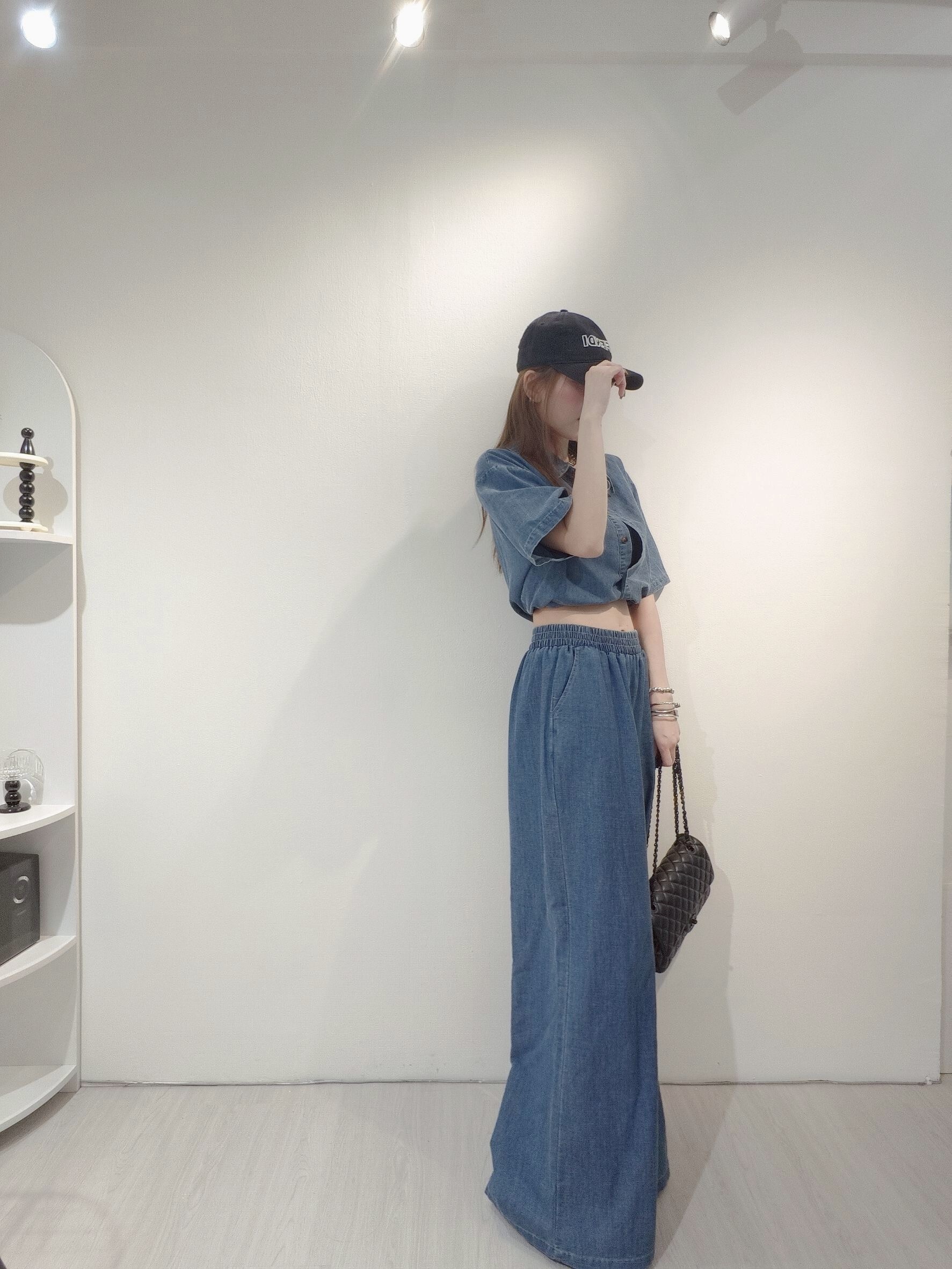 5160｜20250510｜🔍單寧系列口袋單寧寬褲