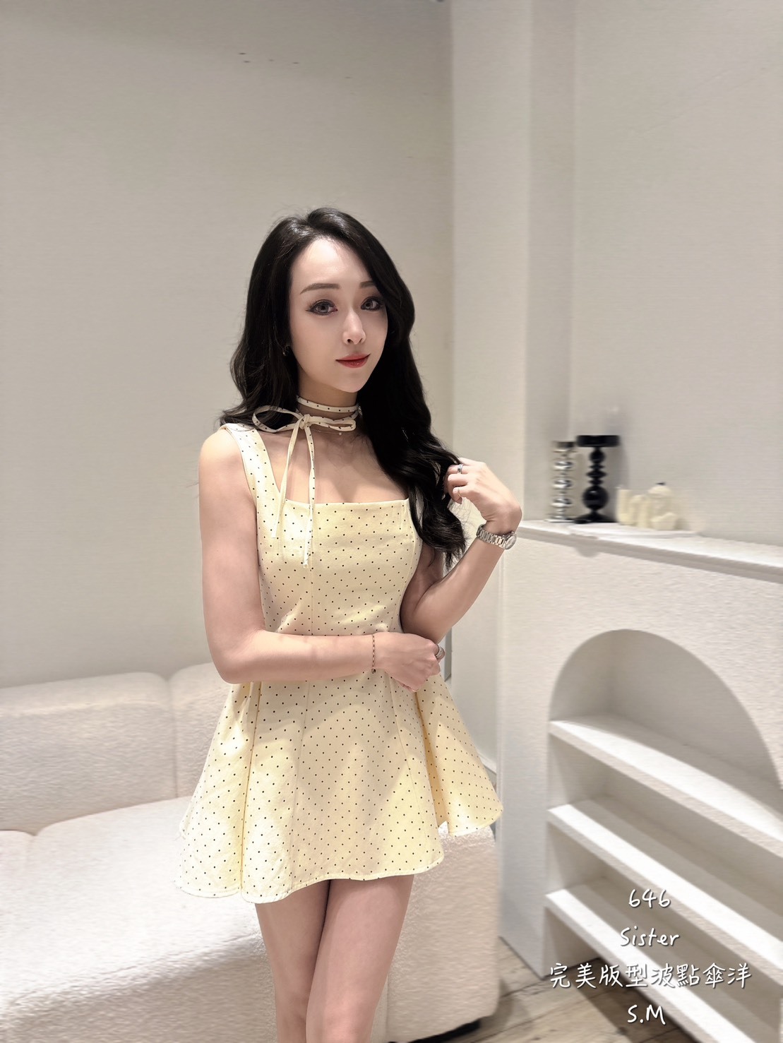 646完美版型波點傘洋