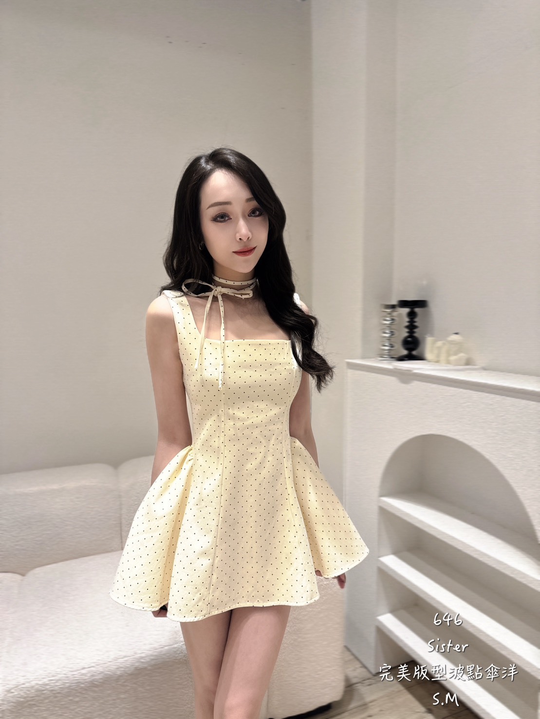 646完美版型波點傘洋 (2)