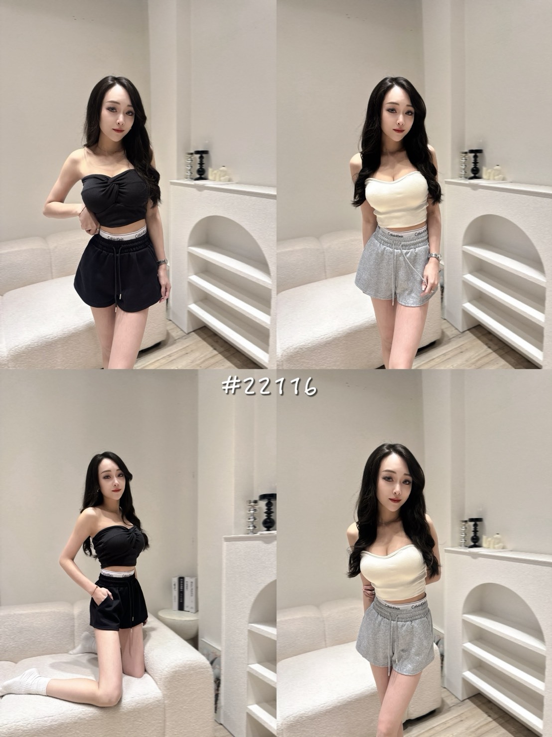 22116休閒CK棉短褲 (5)