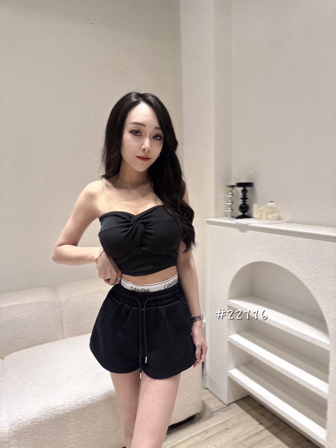 22116休閒CK棉短褲 (2)