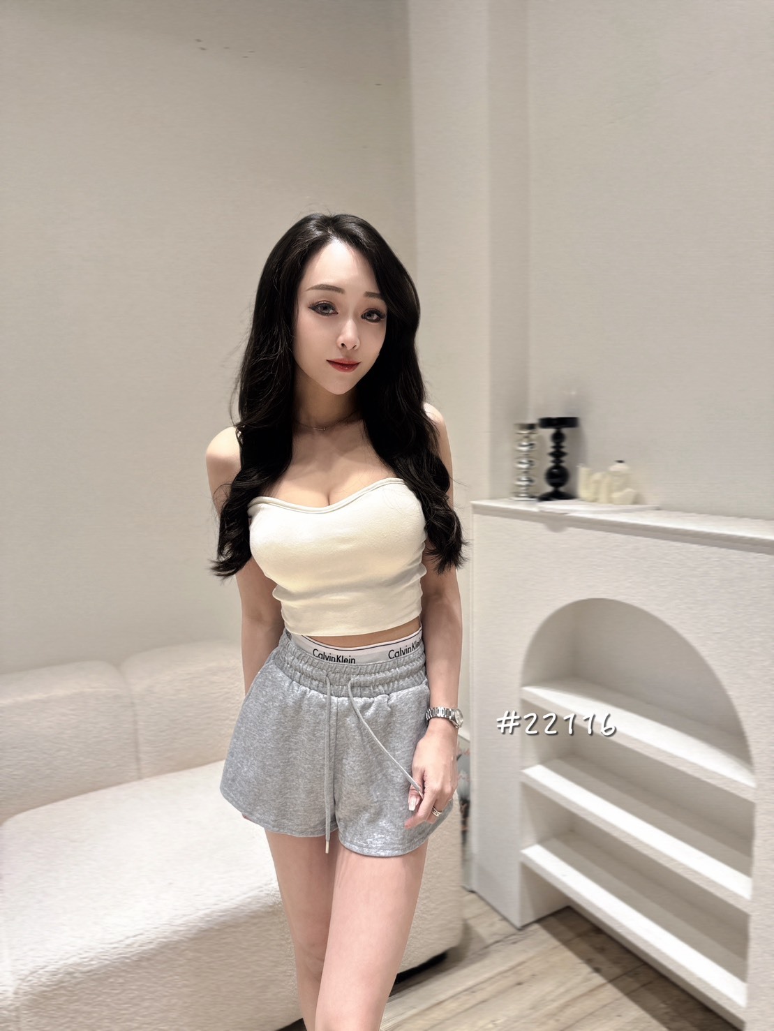 22116休閒CK棉短褲 (3)